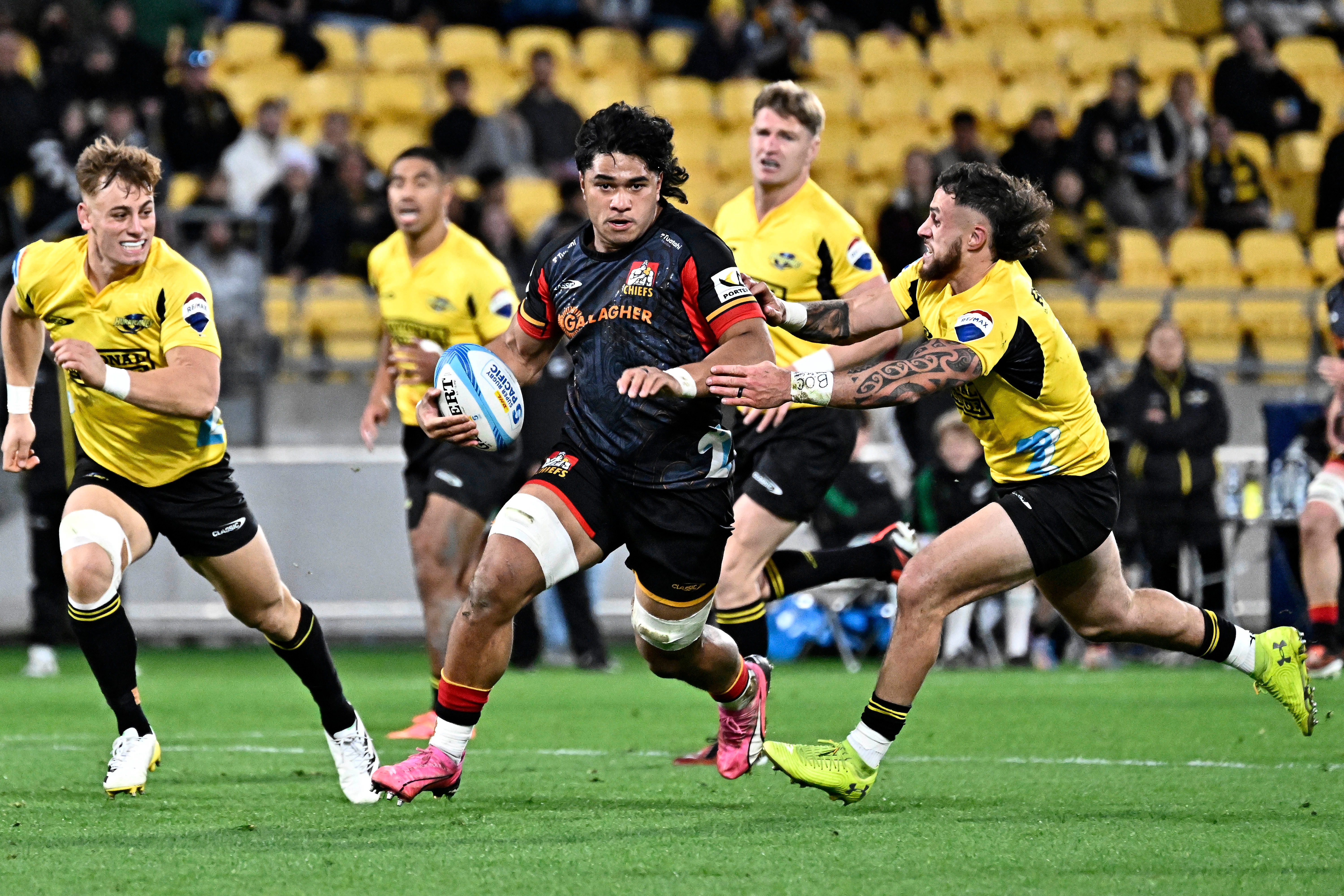 Wallace Sititi turned in a sparkling performance in the Chiefs' Super Rugby semifinal win over the Hurricanes. Photo / Photosport