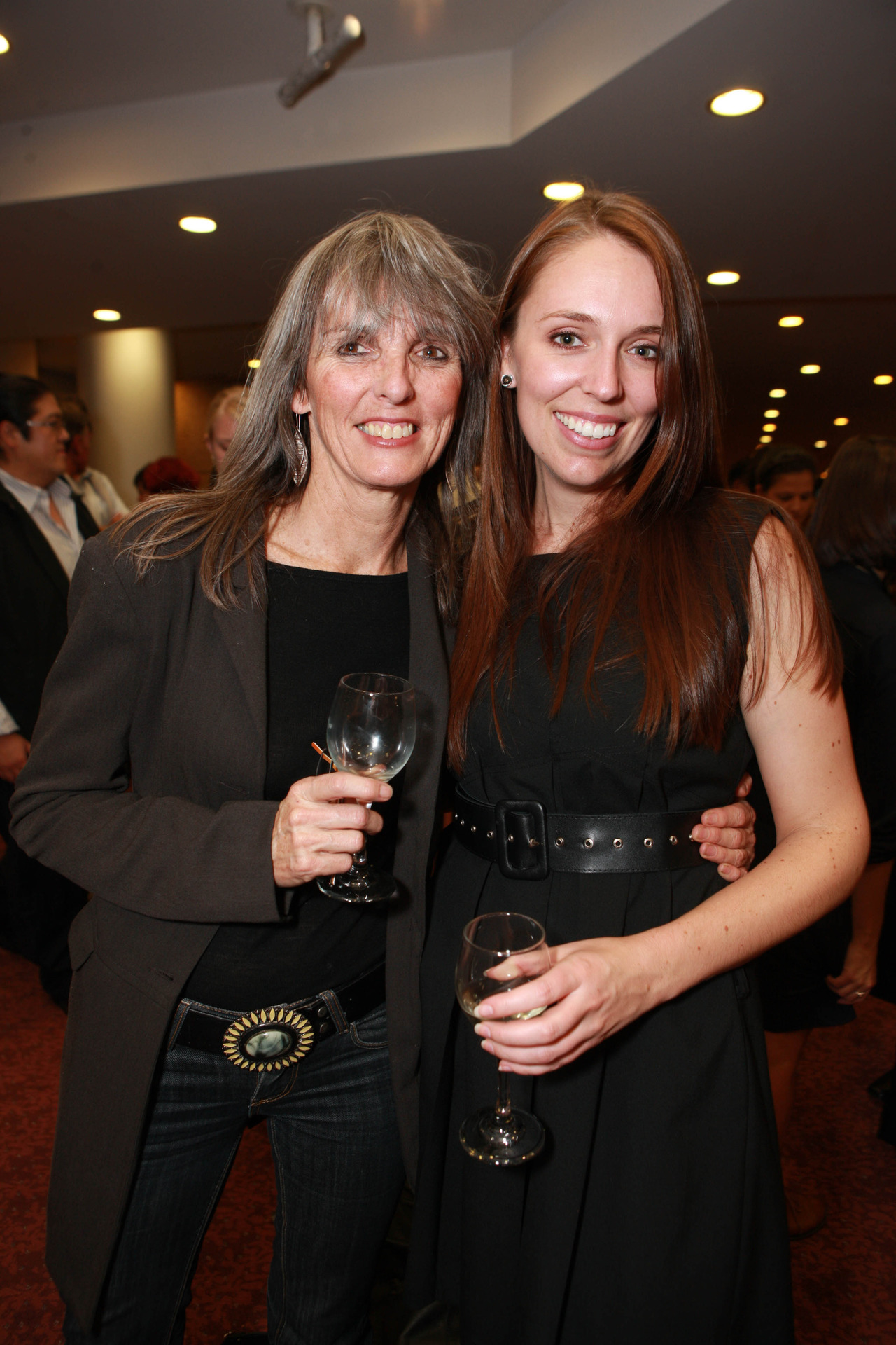 Ardern with Barbabra Ward at a Readers and Writers Festival event in 2010. Photo / Norrie Montgomery