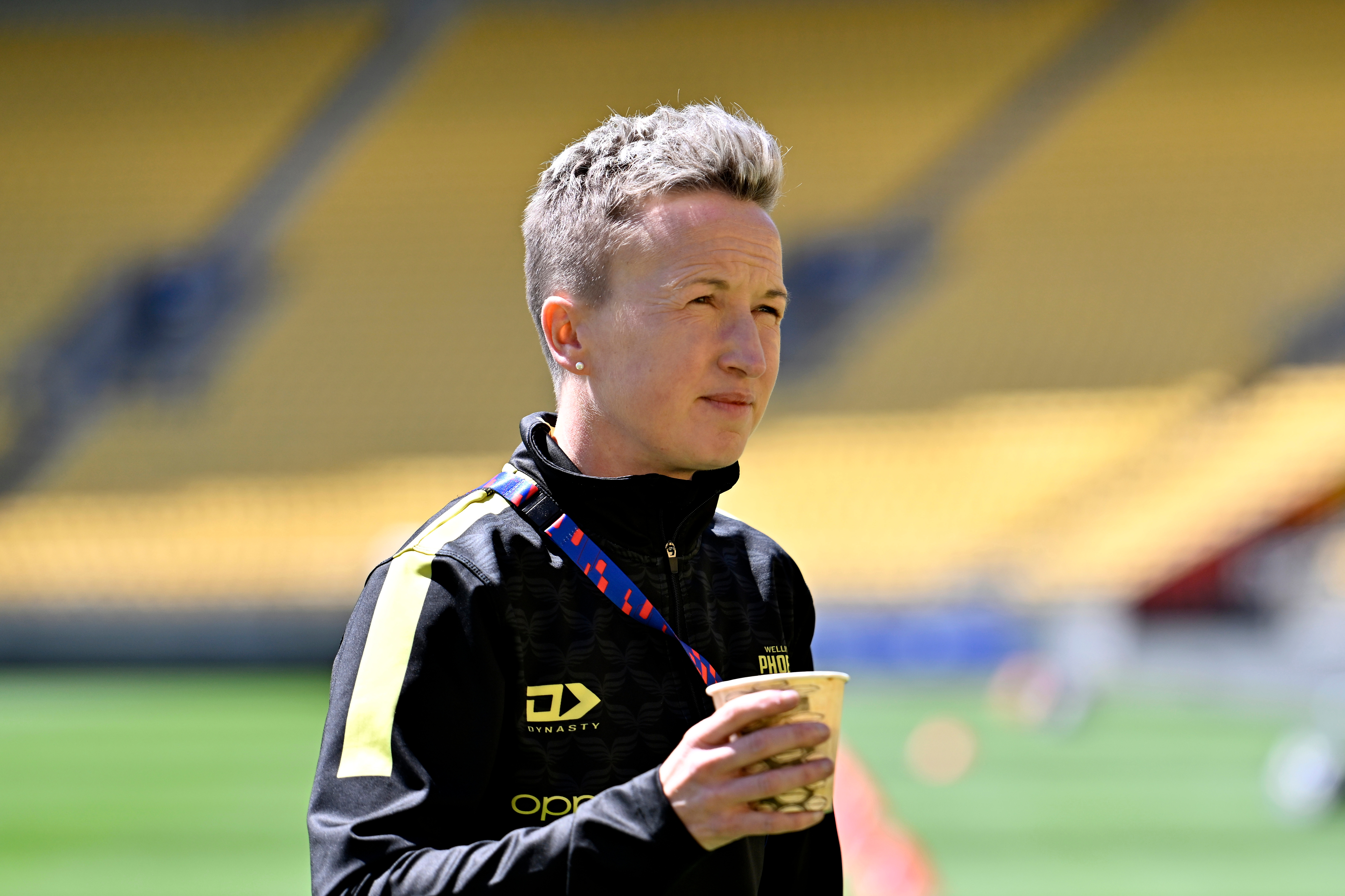 Bev Priestman took the reins with the Wellington Phoenix Women's team after serving a one-year ban from football. Photo / Photosport