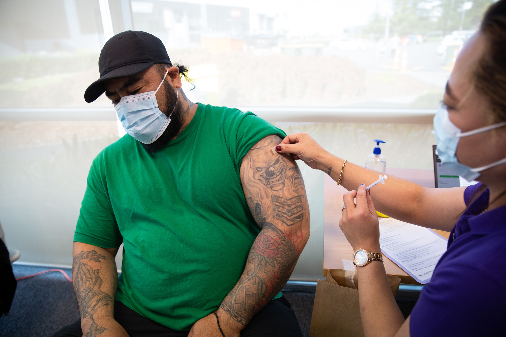 The Highbrook vaccination centre, where Tiputa Tevaga received Auckland's 500,000th vaccine dose, ran out of vaccines earlier today. Photo / File