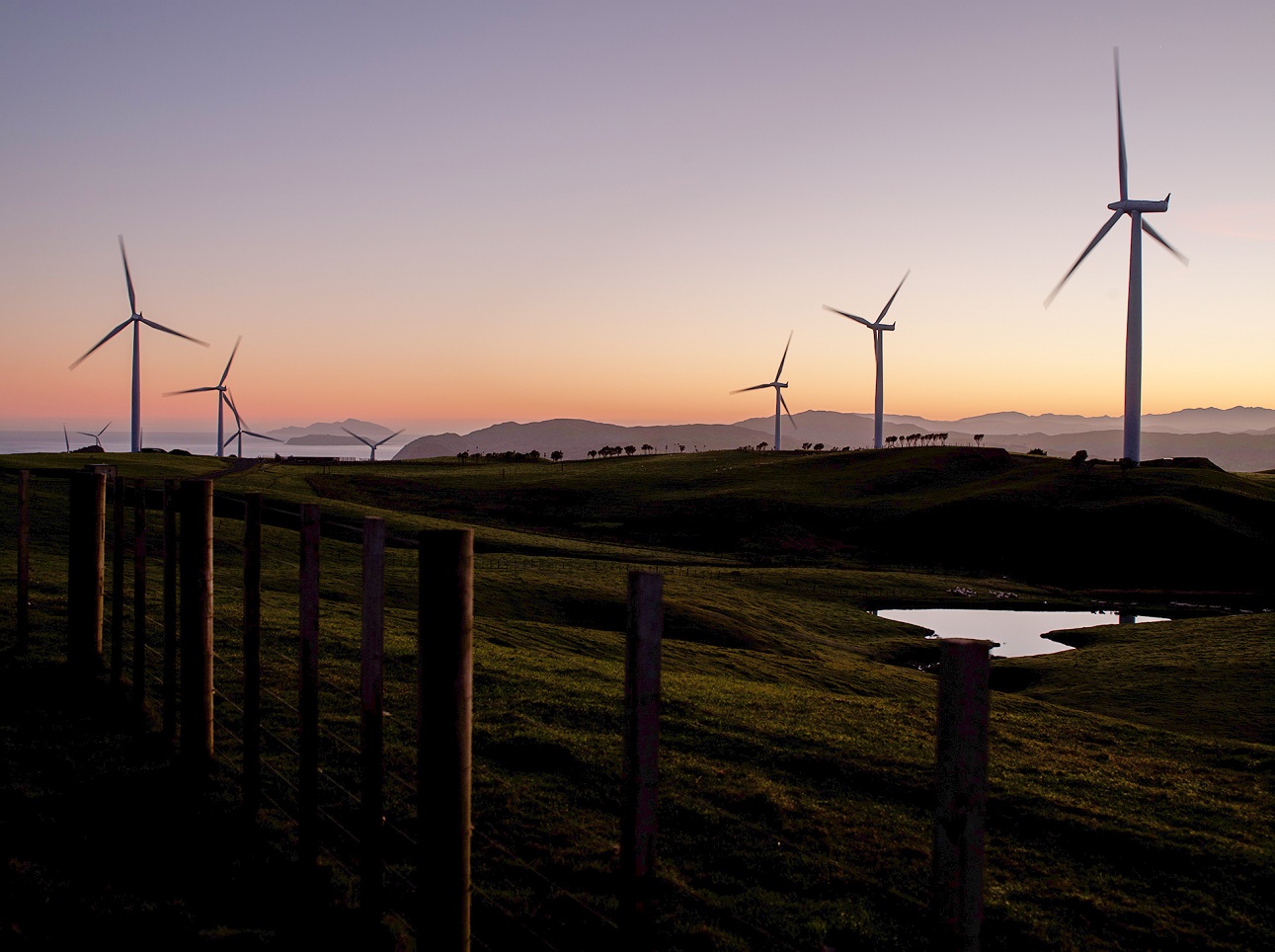 Meridian Energy West Wind farm, Wellington, has been operational since 2009.