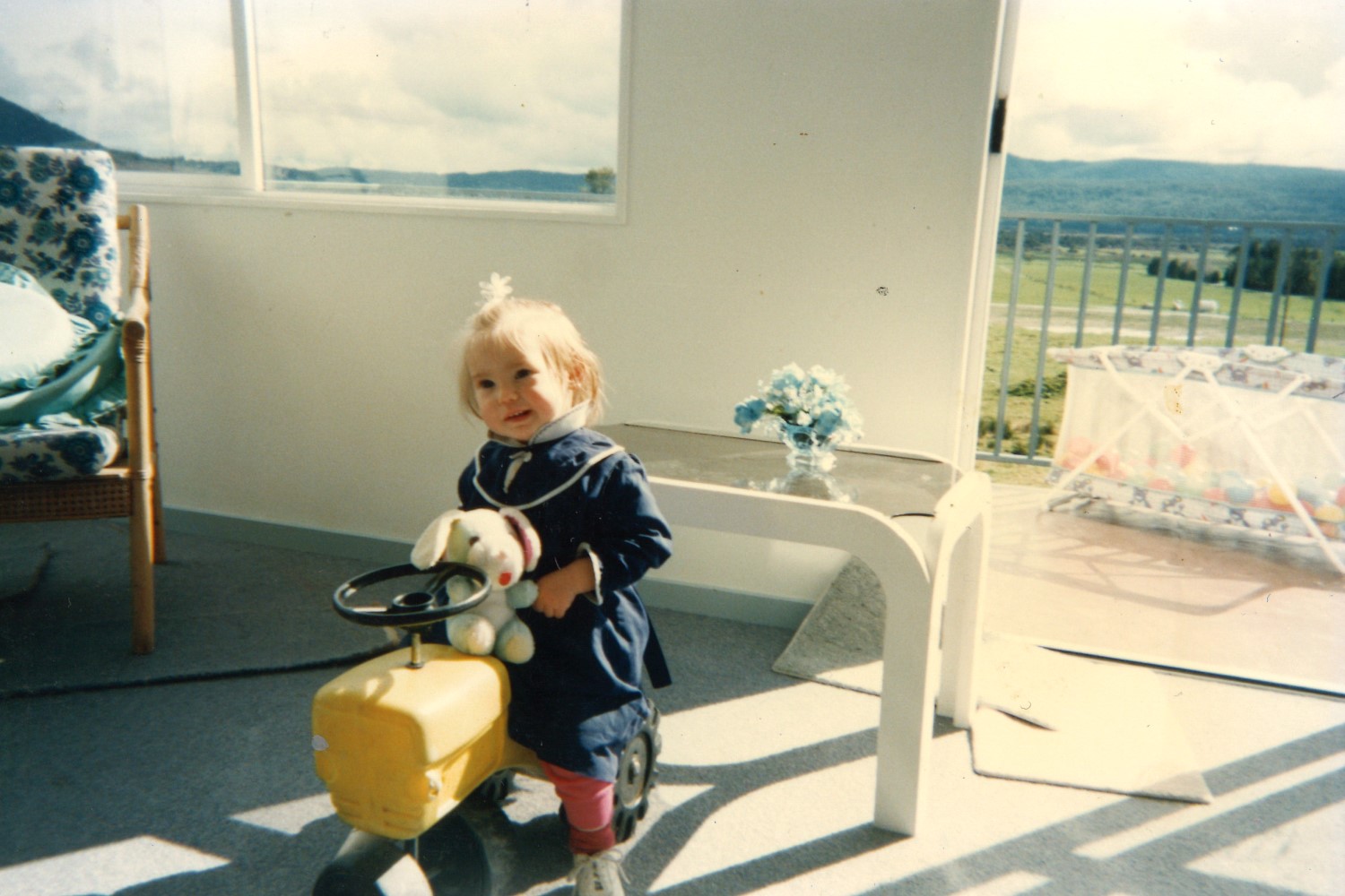 As a child, this tractor was Pratt's favourite, but girls in Gloriavale were not allowed to play with