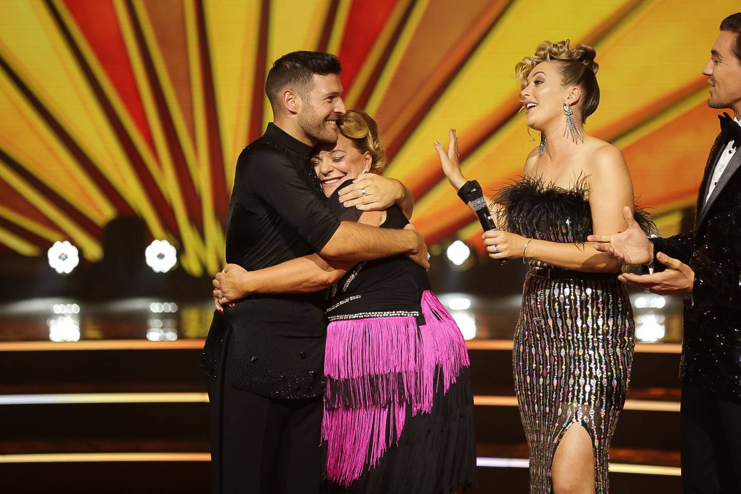 Kerre Woodham and Jared Neame were sent home on Monday night's episode of Dancing with the Stars. Photo / Supplied