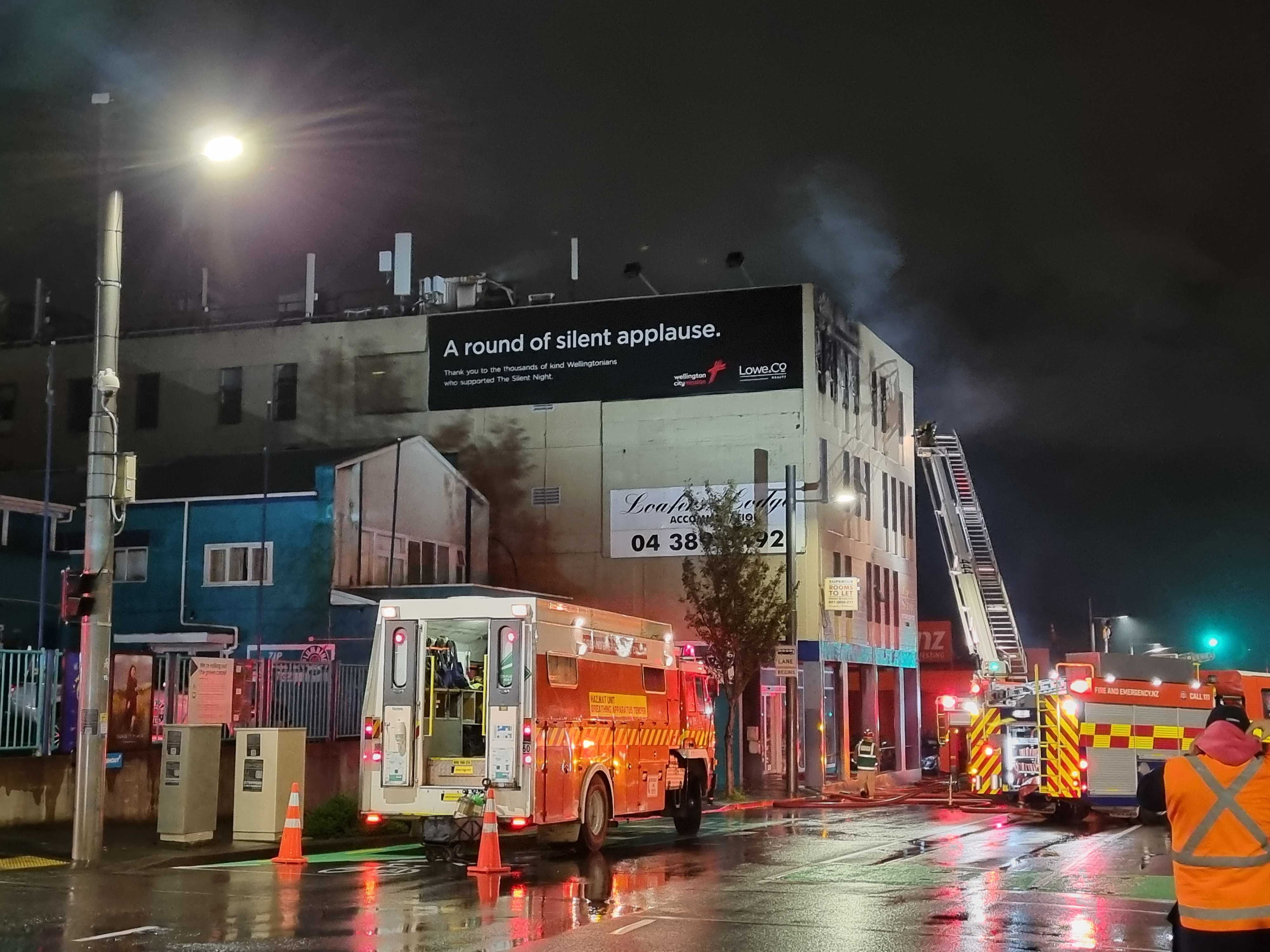 Residents woke to an alarm around 12.30am before another activated a short time later. Photo / Adam Cooper