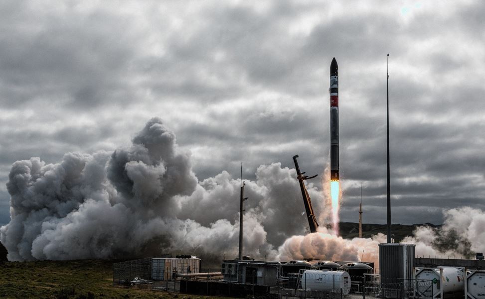 A Rocket Lab launch from the Mahia Peninsula. Photo / Rocket Lab