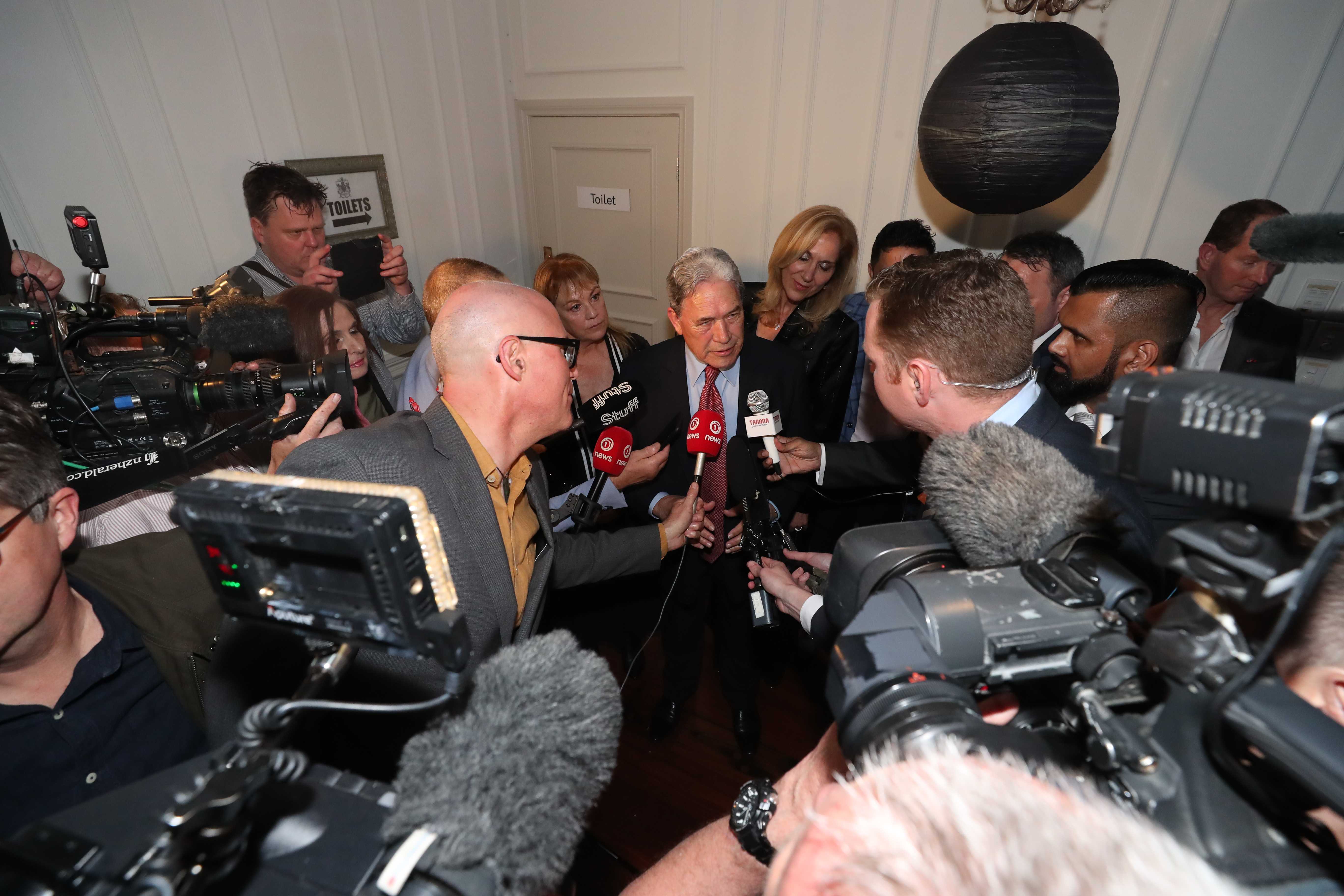 Winston Peters has always had a frosty relationship with media. Photo / Michael Cunningham