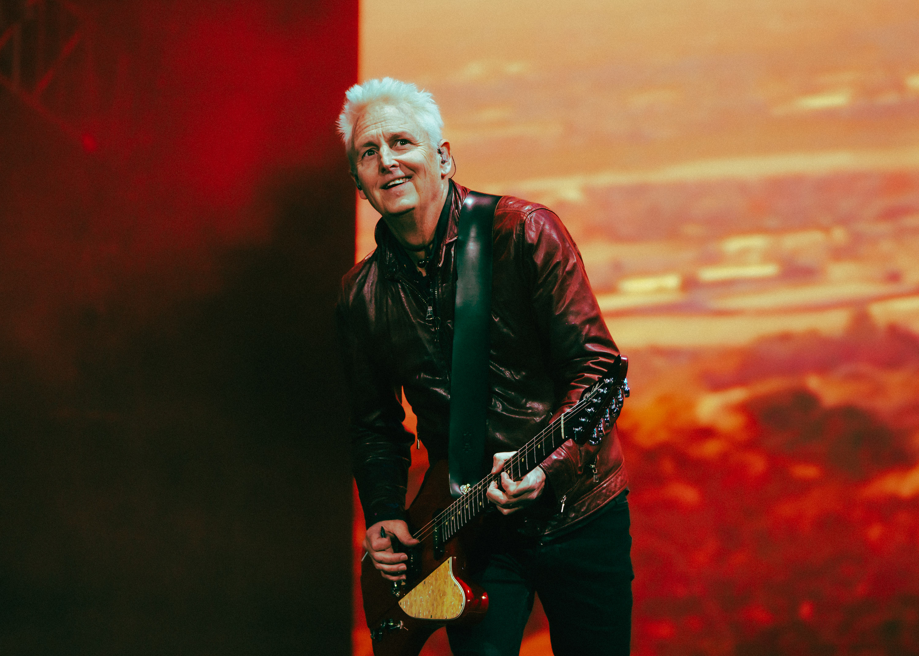 Lead guitarist Mike McCready broke into long elaborate solos throughout the night at Mt Smart Stadium. Photo / Tom Grut (Frog Productions)