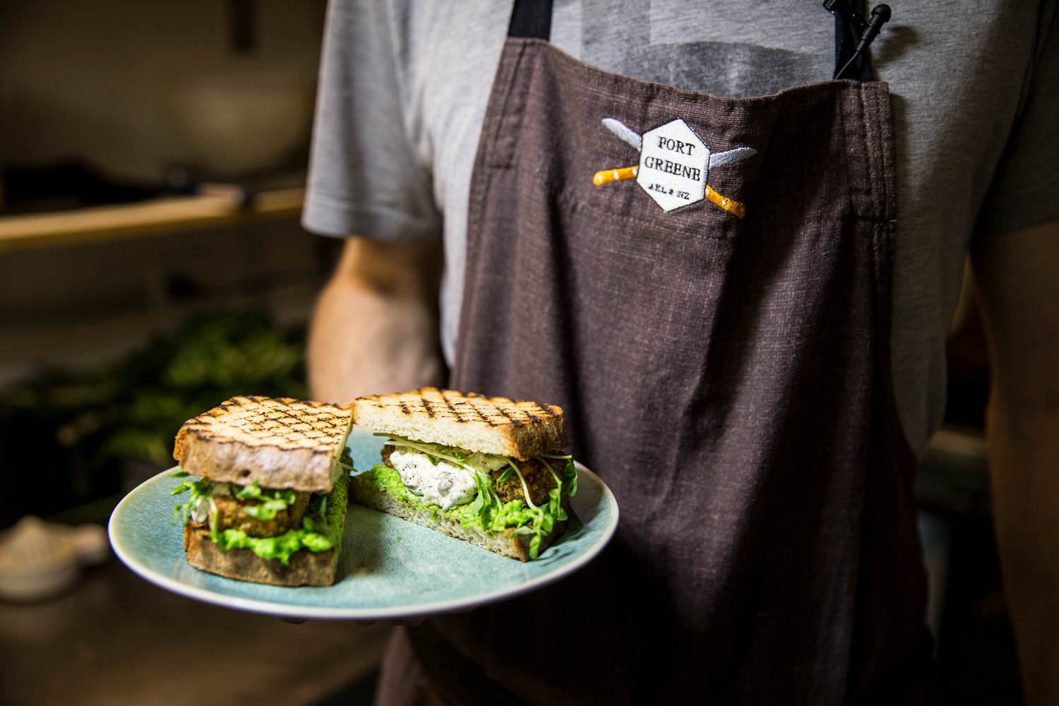 Fort Greene's The Fish One sandwich. Photo / Michael Craig