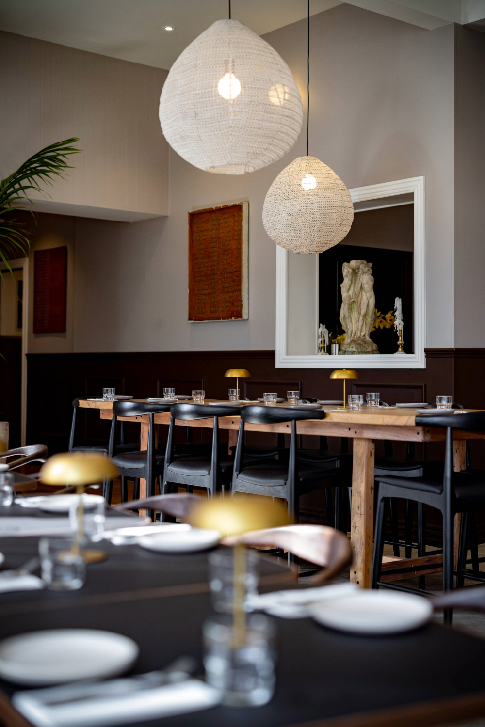 The space has a mix of individual and communal tables. Photo / Babiche Martens