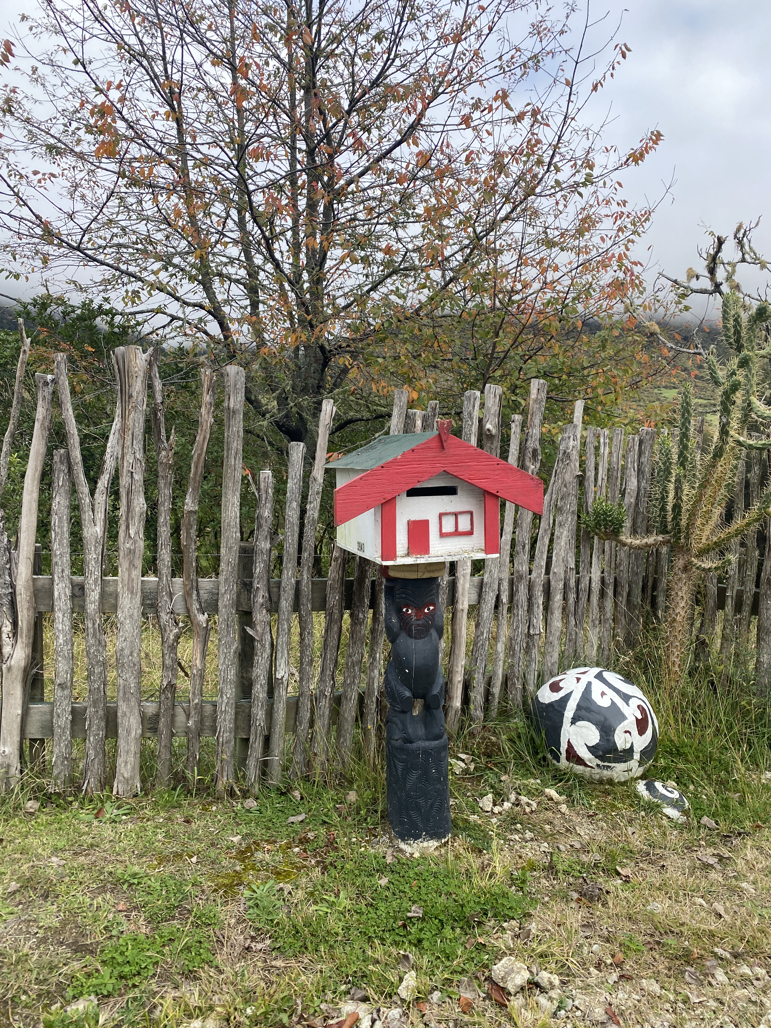 A letter box on Whanganui’s river road. 
Photo / Supplied