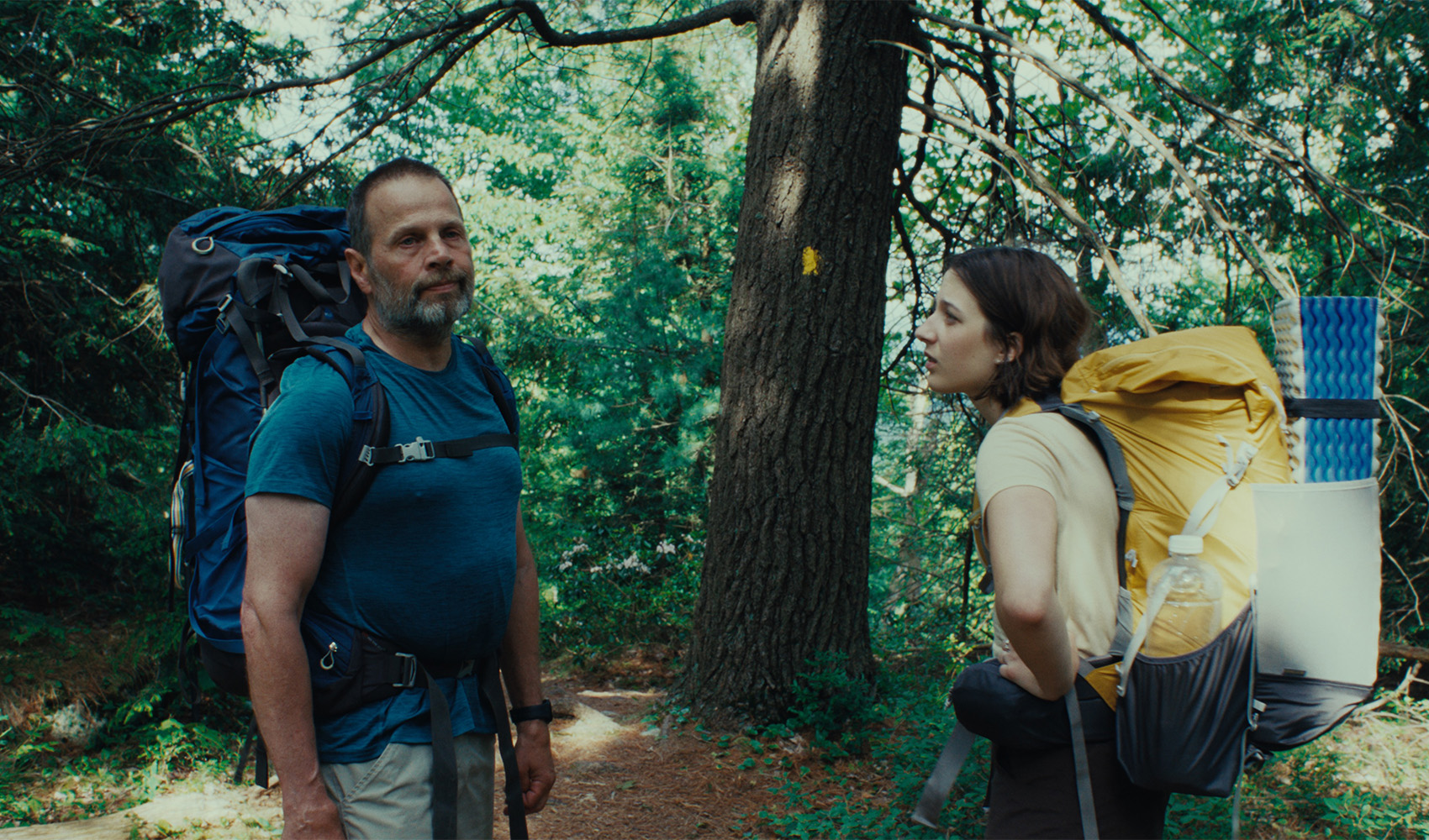 James Le Gros (Chris) and Lily Collias (Sam) play out a tense father-daughter relationship in Good One.