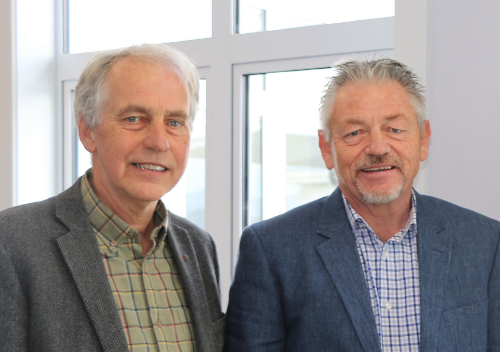 Hokianga Health chief executive John Wigglesworth and Comvita general manager apiaries Trevor Clarke. Photo / Supplied