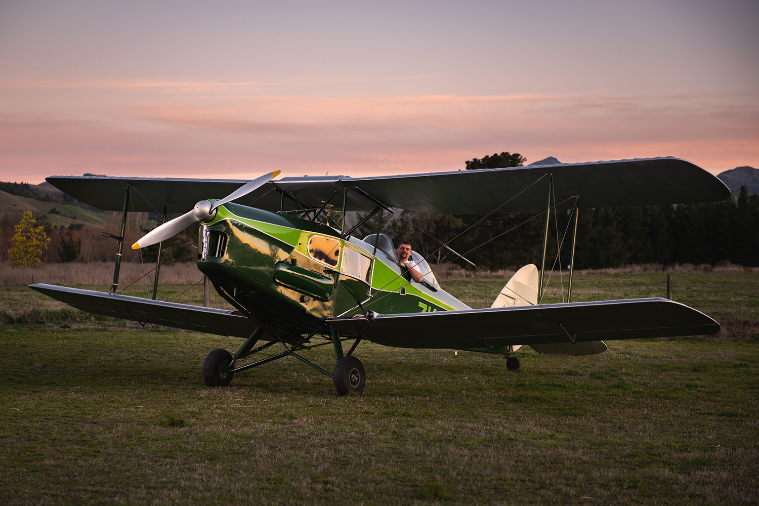 One of the best ways to see Marlborough is from the air in a 1932 Moth Fox aeroplane. Photo / Supplied