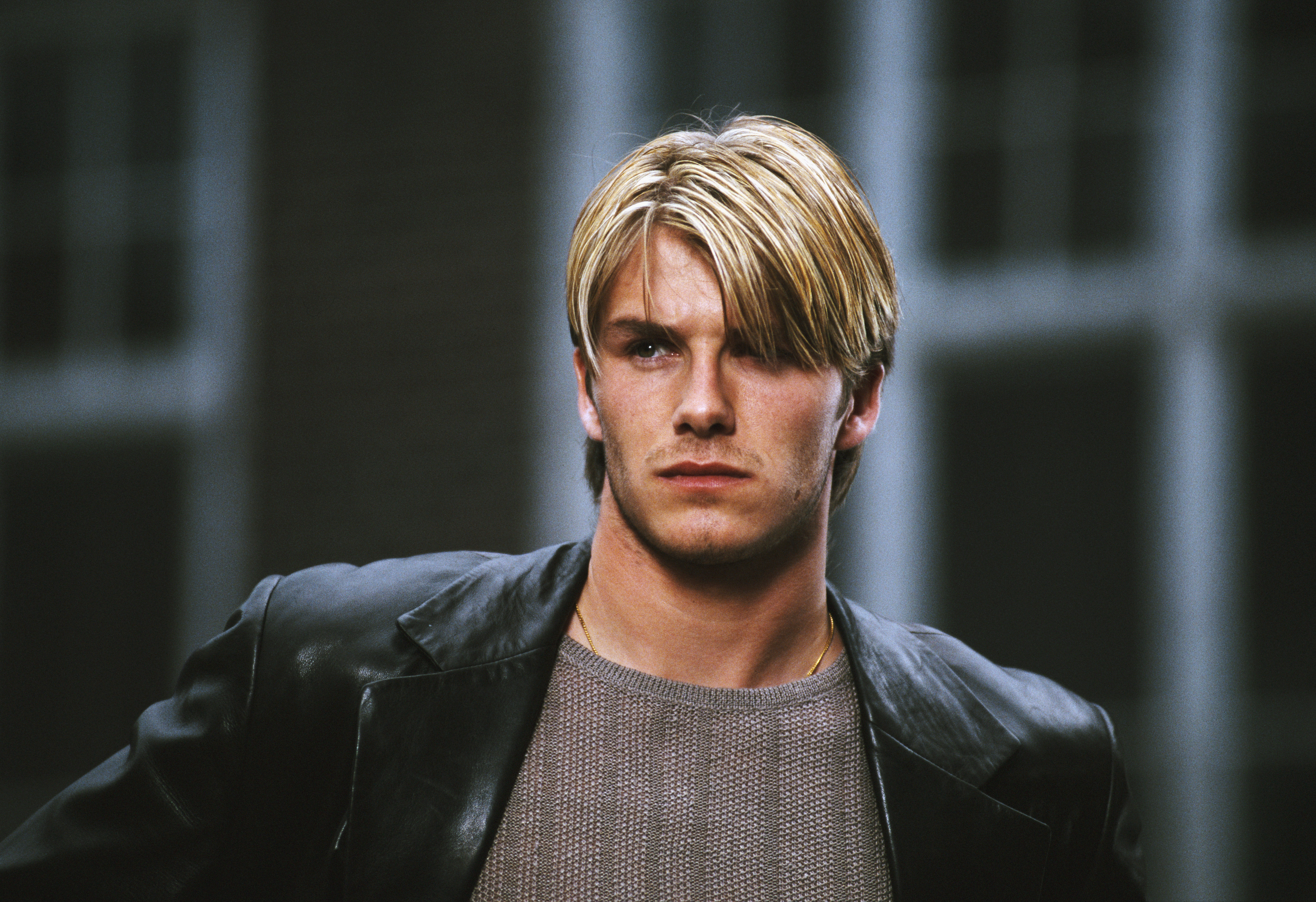 David Beckham of Manchester United on a commercial shoot in Manchester on May 2, 1998 in Manchester, England. Photo / Getty Images