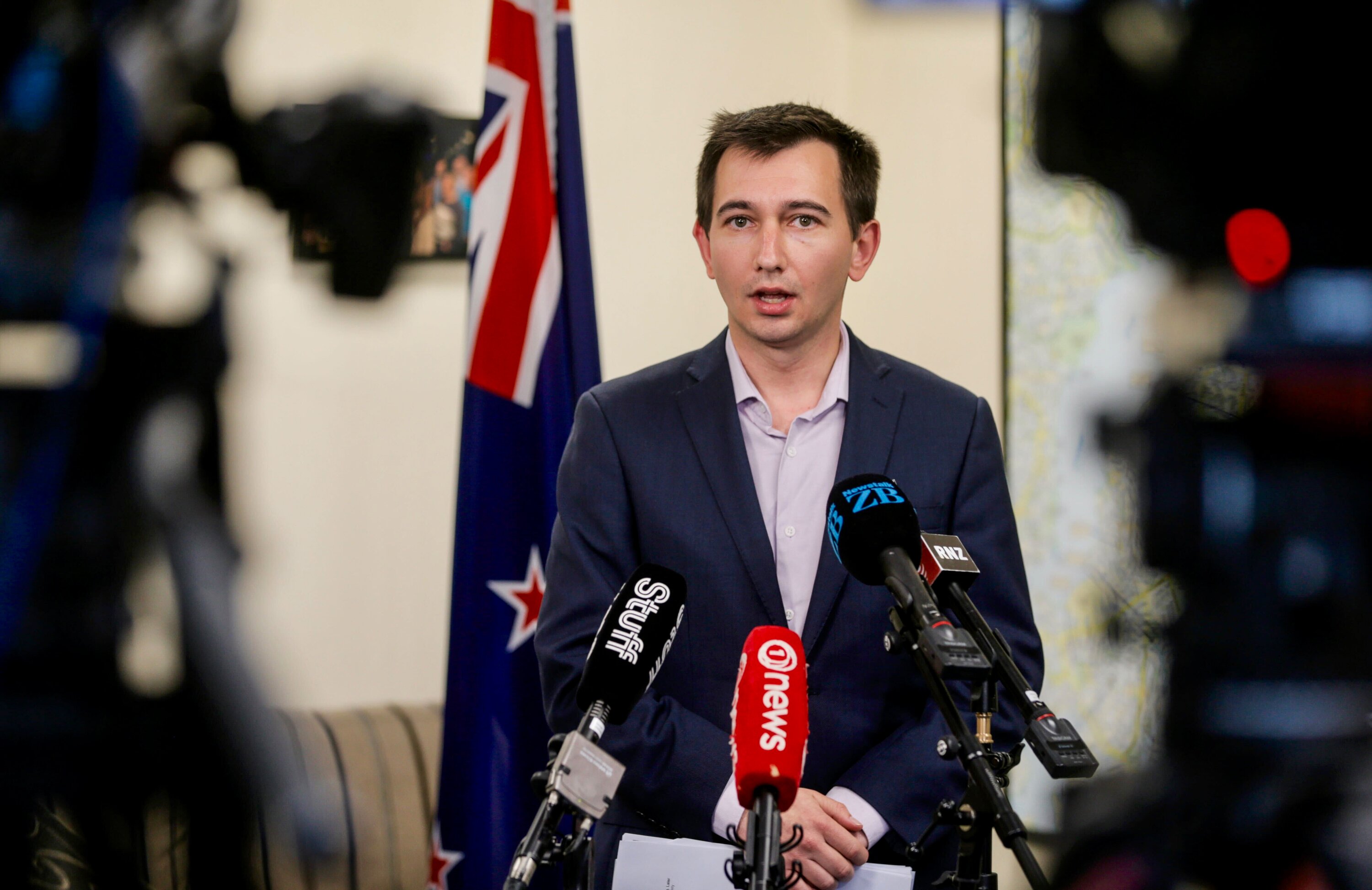 Energy Minister Simeon Brown is taking a different tone from his ministerial colleague. Photo / Alex Burton