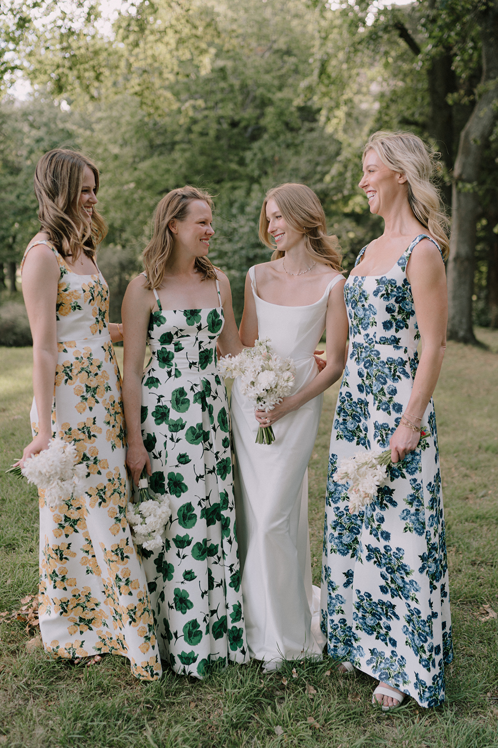 The attendants wore dresses by London-based New Zealand designer Emilia Wickstead. Photo / Danelle Bohane