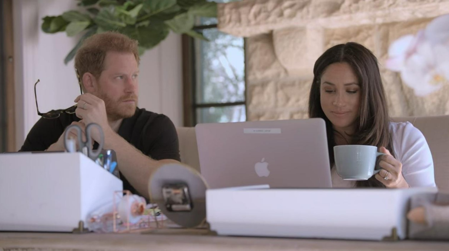 They’re living the WFH dream. Photo / Netflix