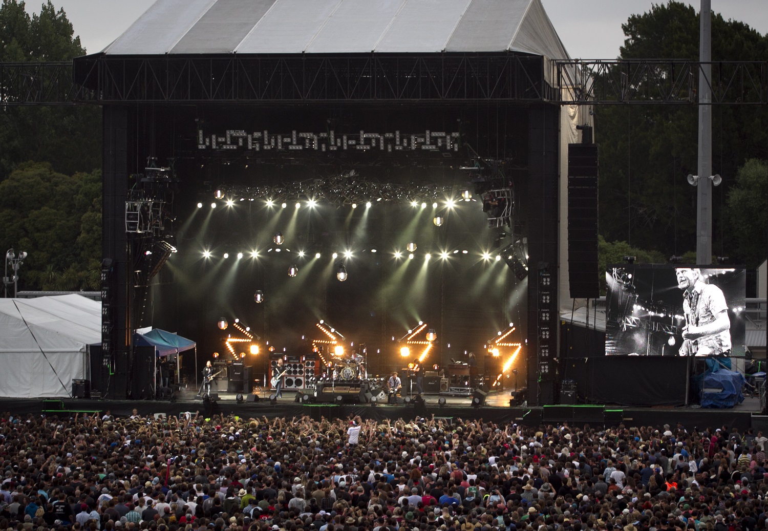 Pearl Jam perform at the Big Day Out, Western Springs in Auckland on January 17, 2014. Photo / Natalie Slade