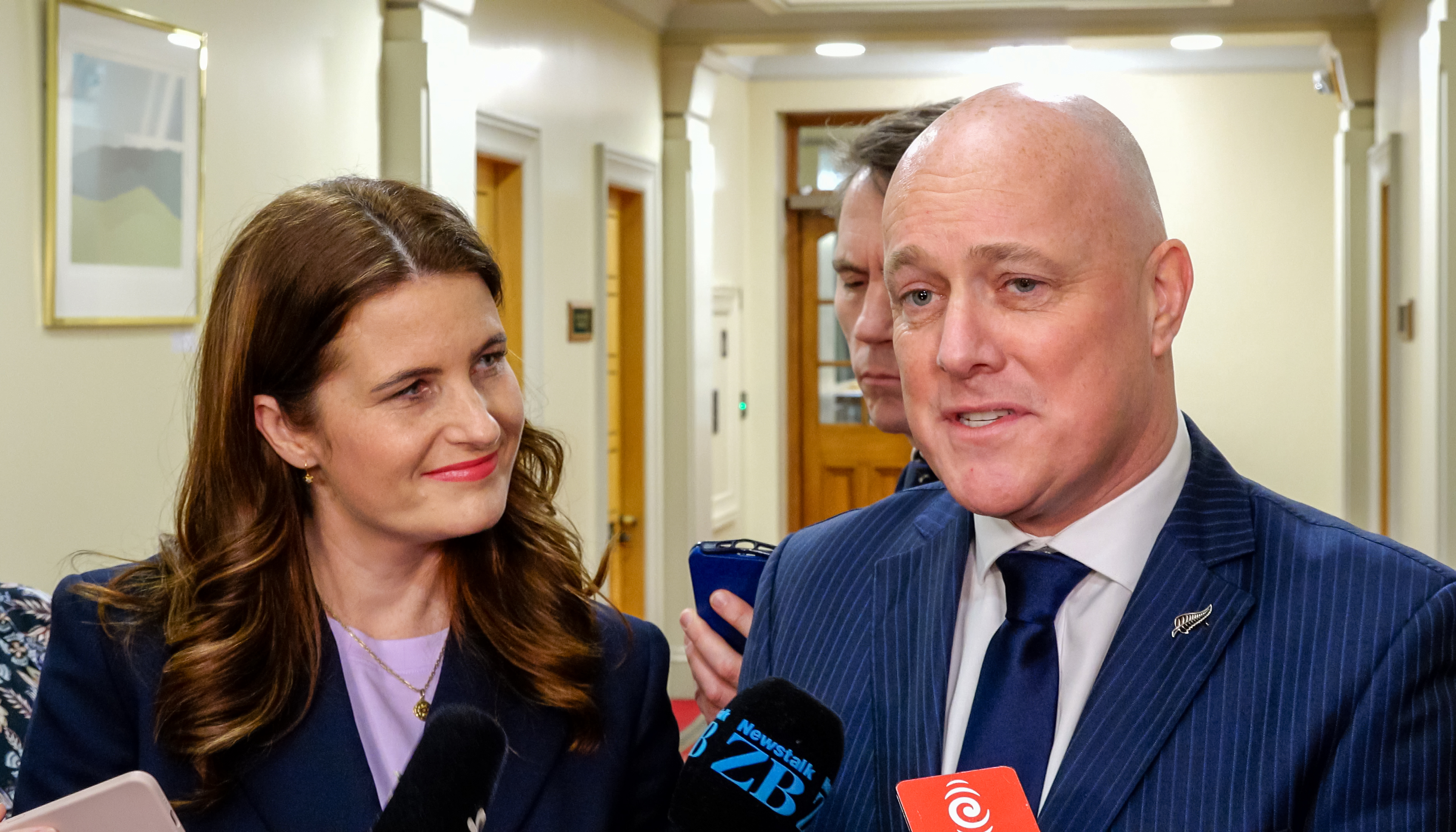 National leader Christopher Luxon and deputy Nicola Willis. Photo / Mark Mitchell