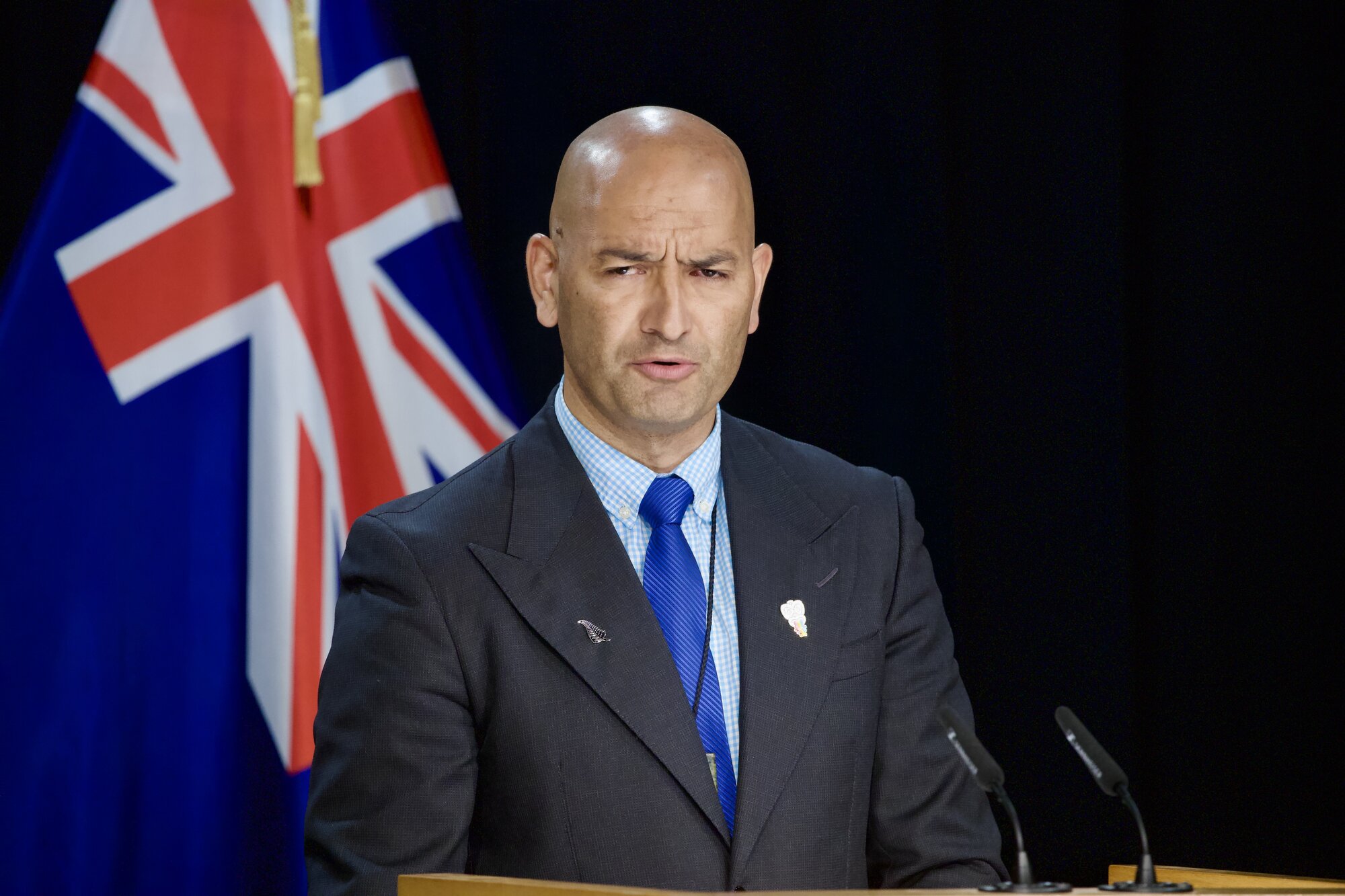 Tama Potaka changed his tune. Photo / Mark Mitchell