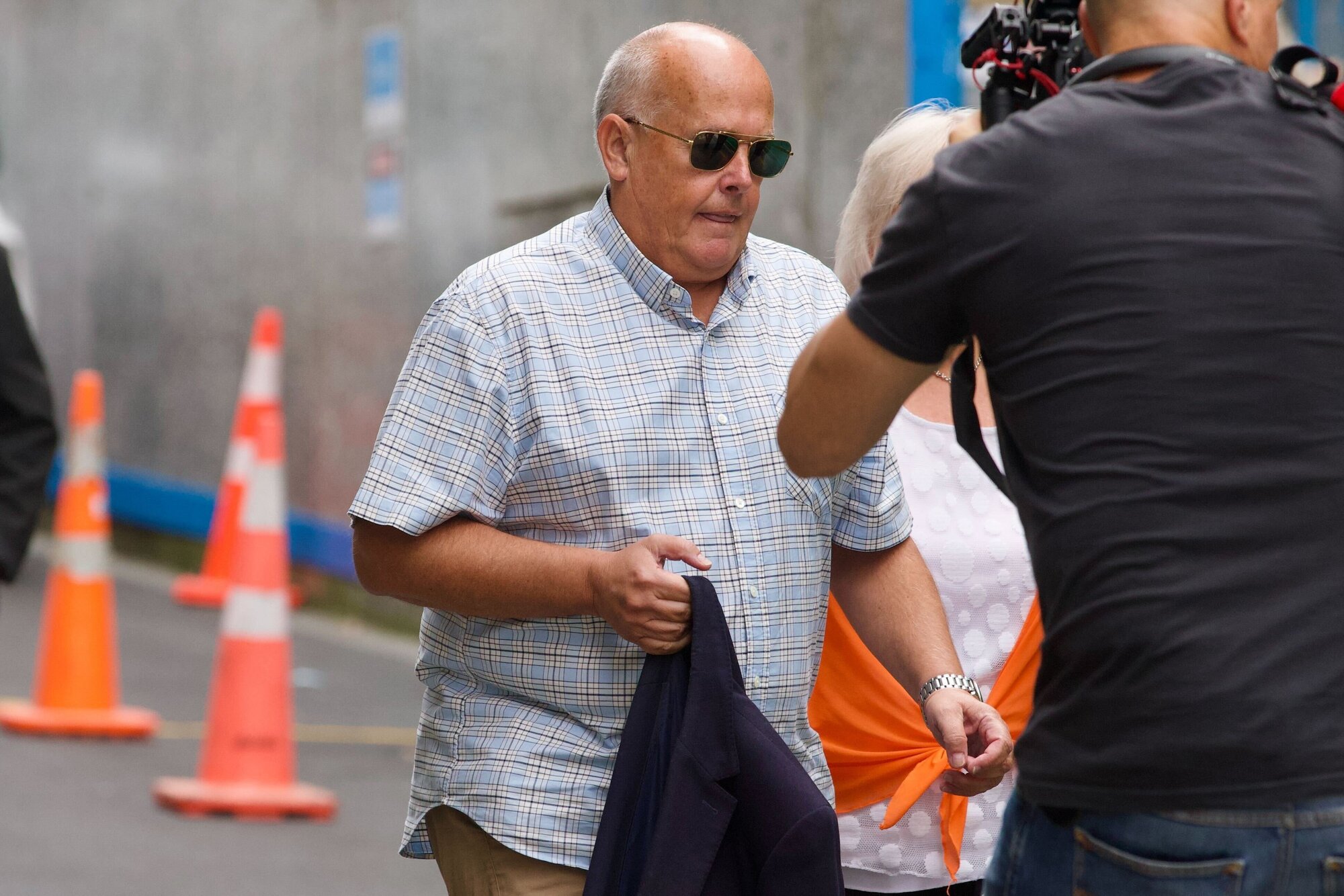 Greg Hornblow outside Auckland District Court in March this year. Photo / Jason Dorday