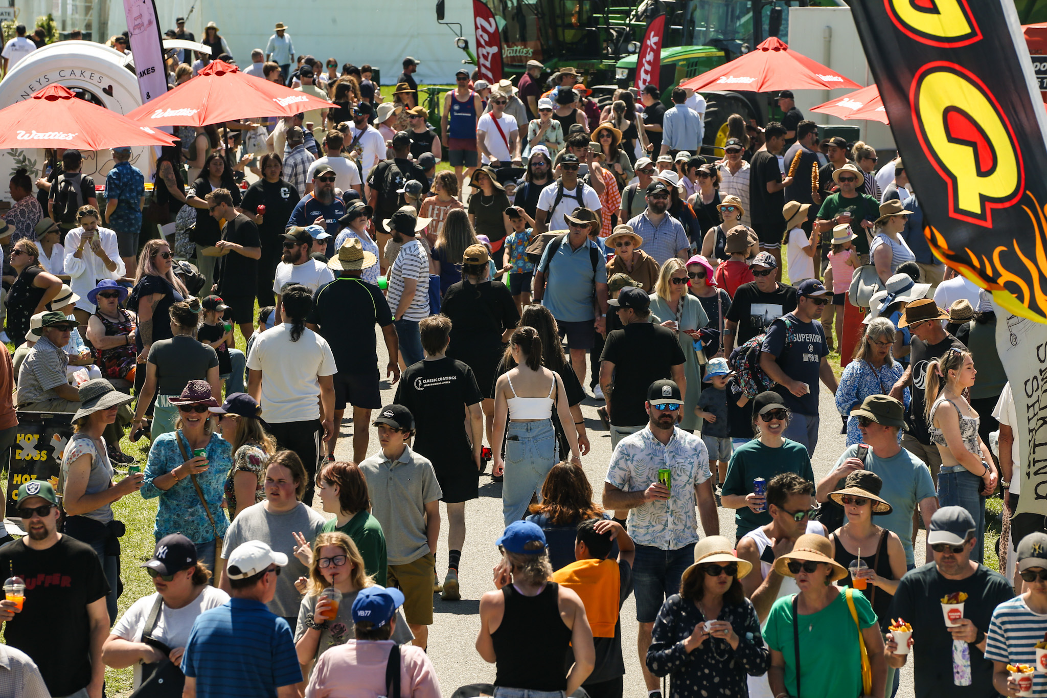 Crowds at last year's Hawke's Bay Show at Tomoana Showgrounds, Hastings. Photo / NZME