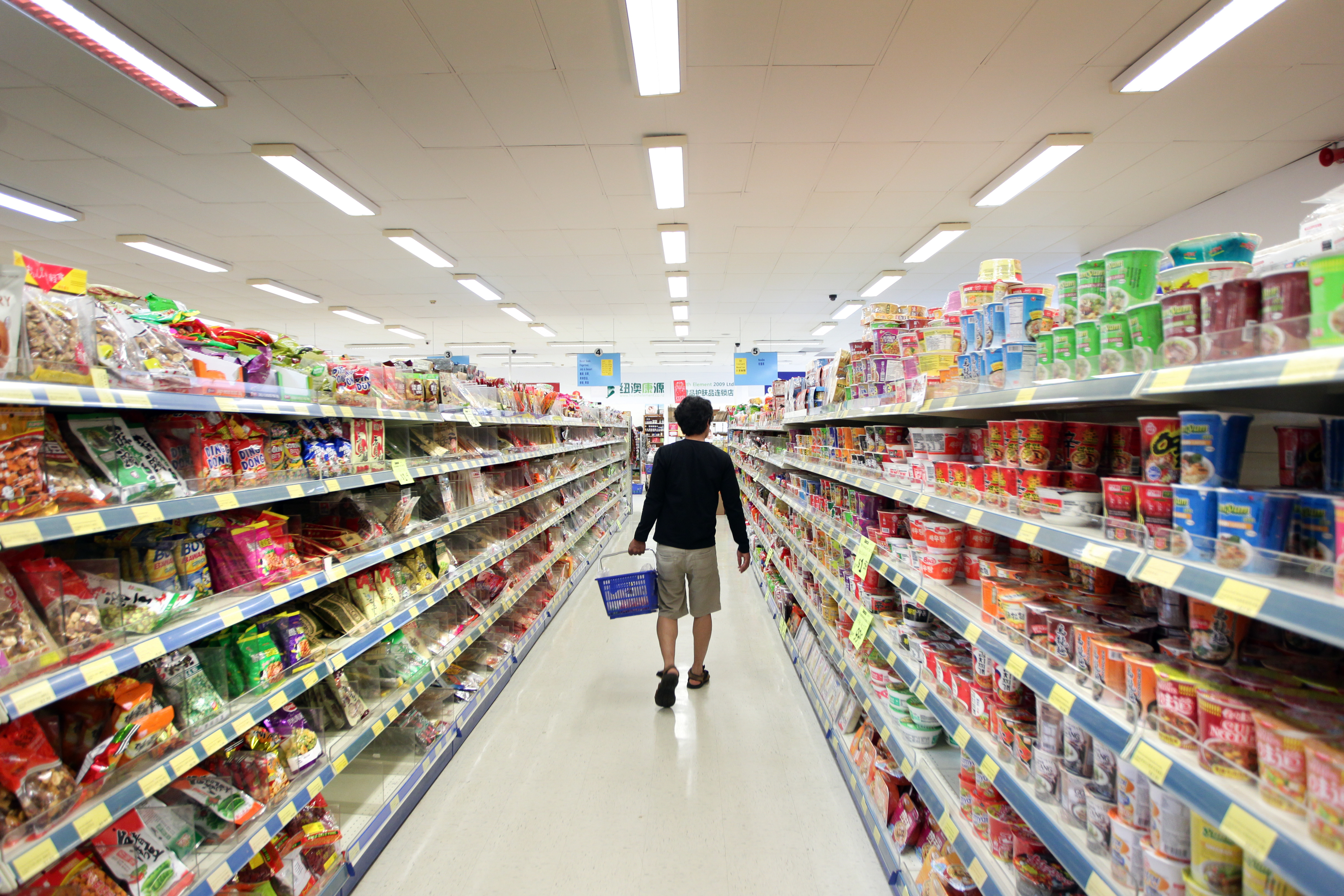 Food prices continue to rise, but the rate of increase fell last month, Stats NZ says.