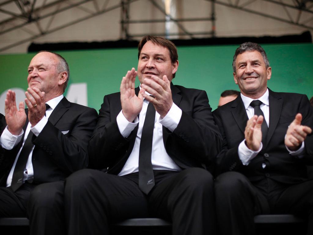 Former All Blacks coach Graham Henry was reappointed in 2007, with Steve Hansen and Wayne Smith as assistants. Photo / Amos Chapple