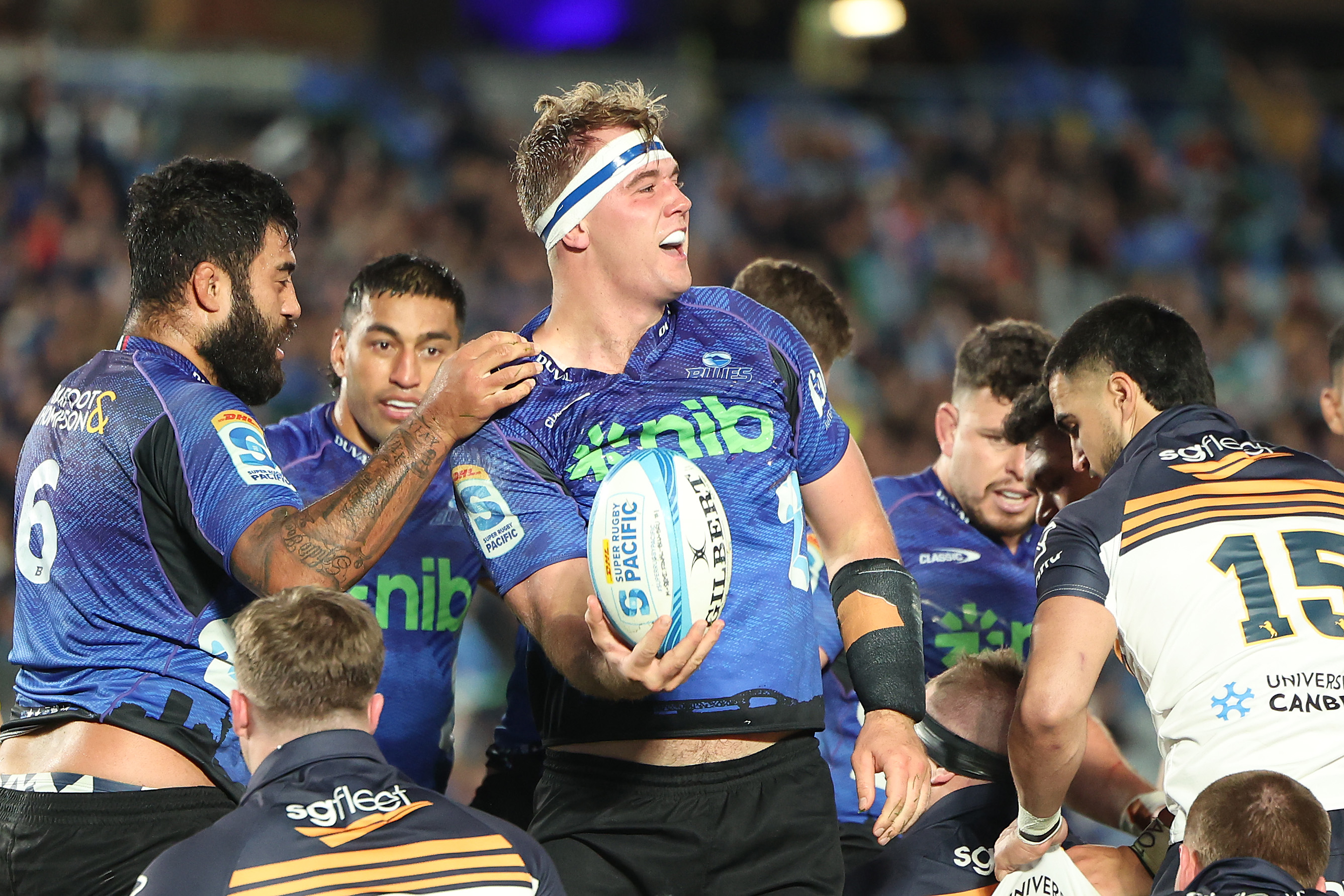 Sam Darry of the Blues has been called into the All Blacks squad to face Fiji. Photo / Getty Images