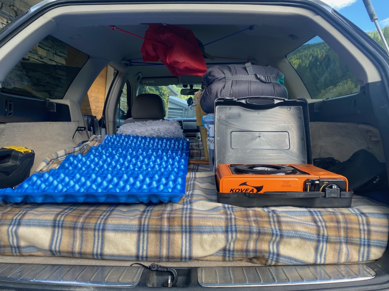 Jacob is living out of his five-seater car while he tries to find long-term accommodation. 