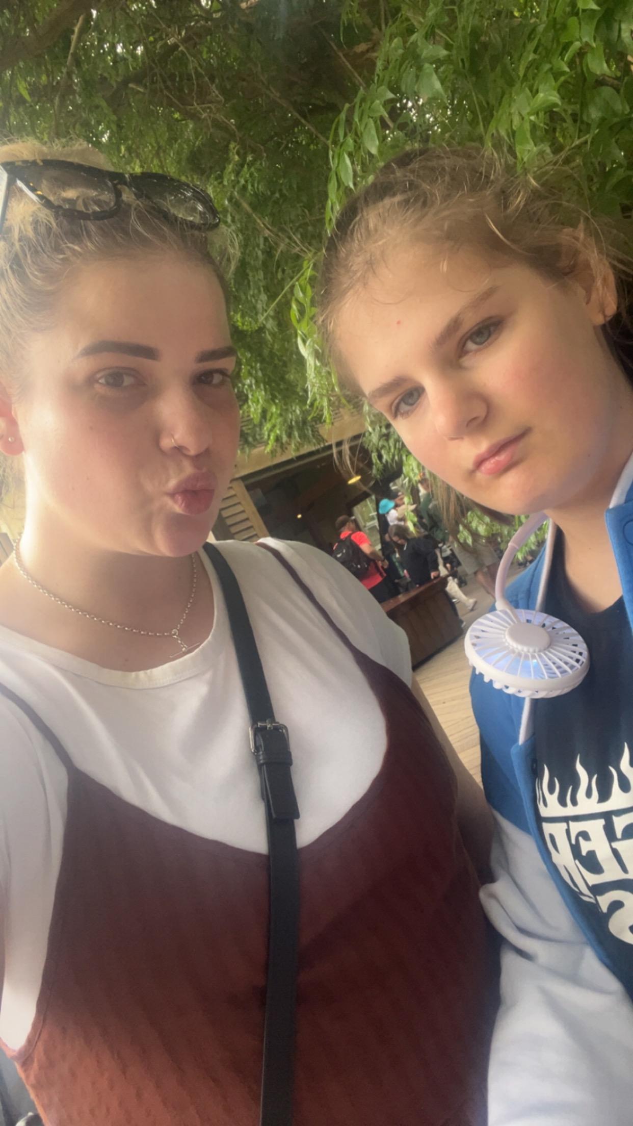 Raiana's aunts, Brooke (pictured left) and Kylie, spoke to her about her mental health at Christmas but did not think she would take fatal action. 