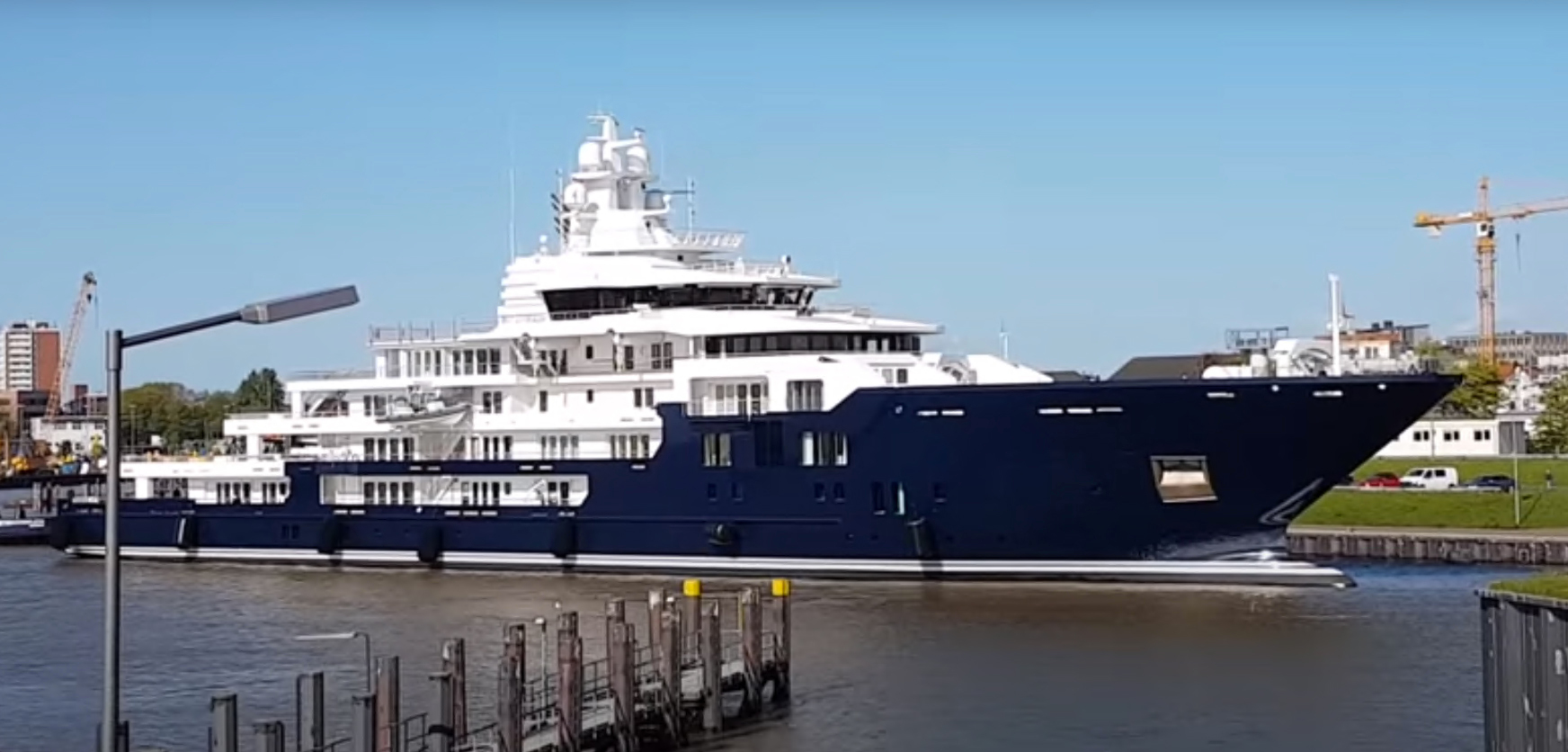 Graeme Hart's super yacht Ulysses.