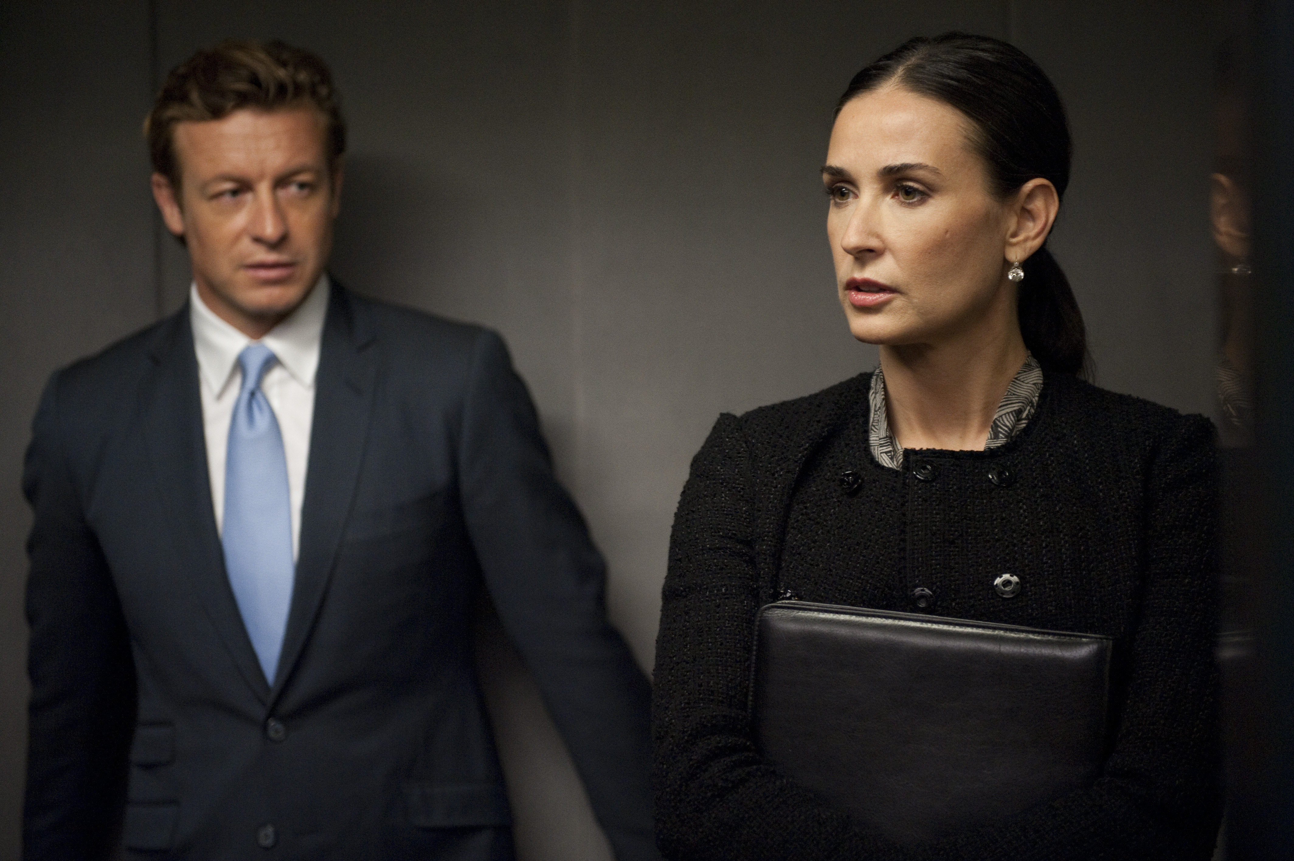Simon Baker and Demi Moore in Margin Call. Photo / Supplied
