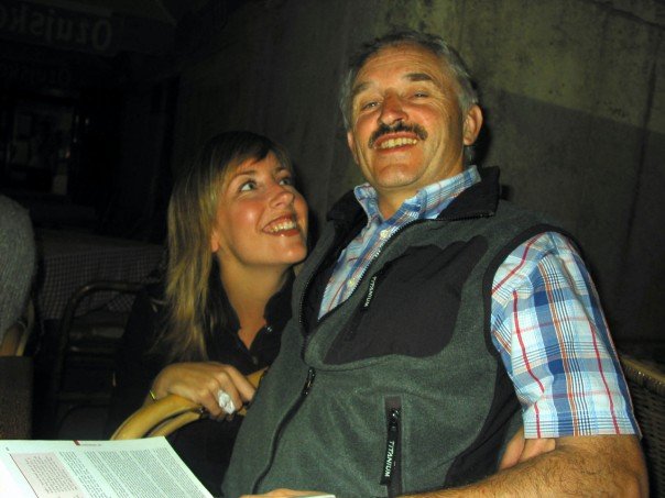 Dr Logan McLennan and daughter Jaime McLennan, enjoying a 2007 trip to Croatia.