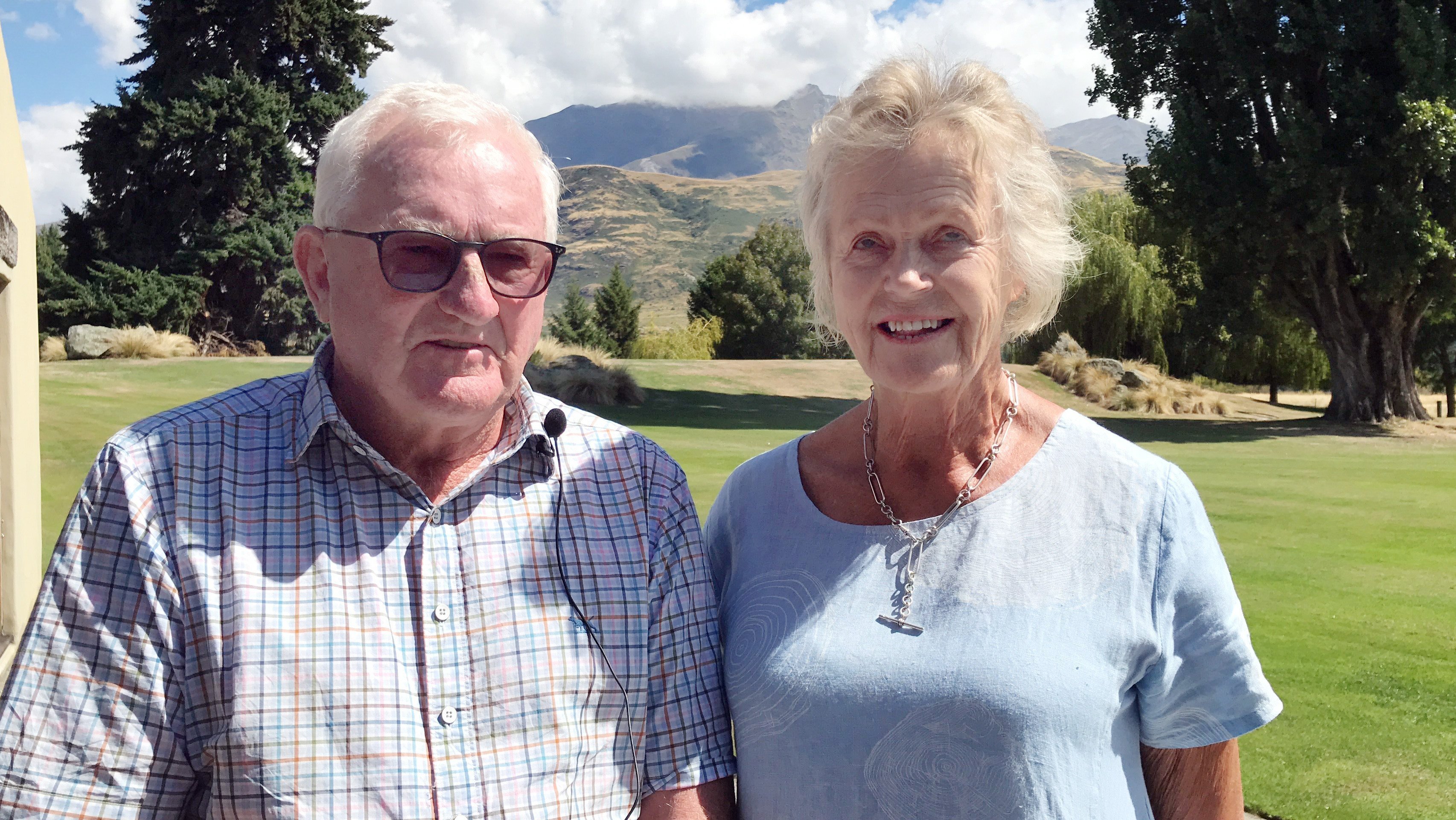 Bob and Pam McRae are delighted that part of Glendhu Station is being developed. Photo / Majorie Cook