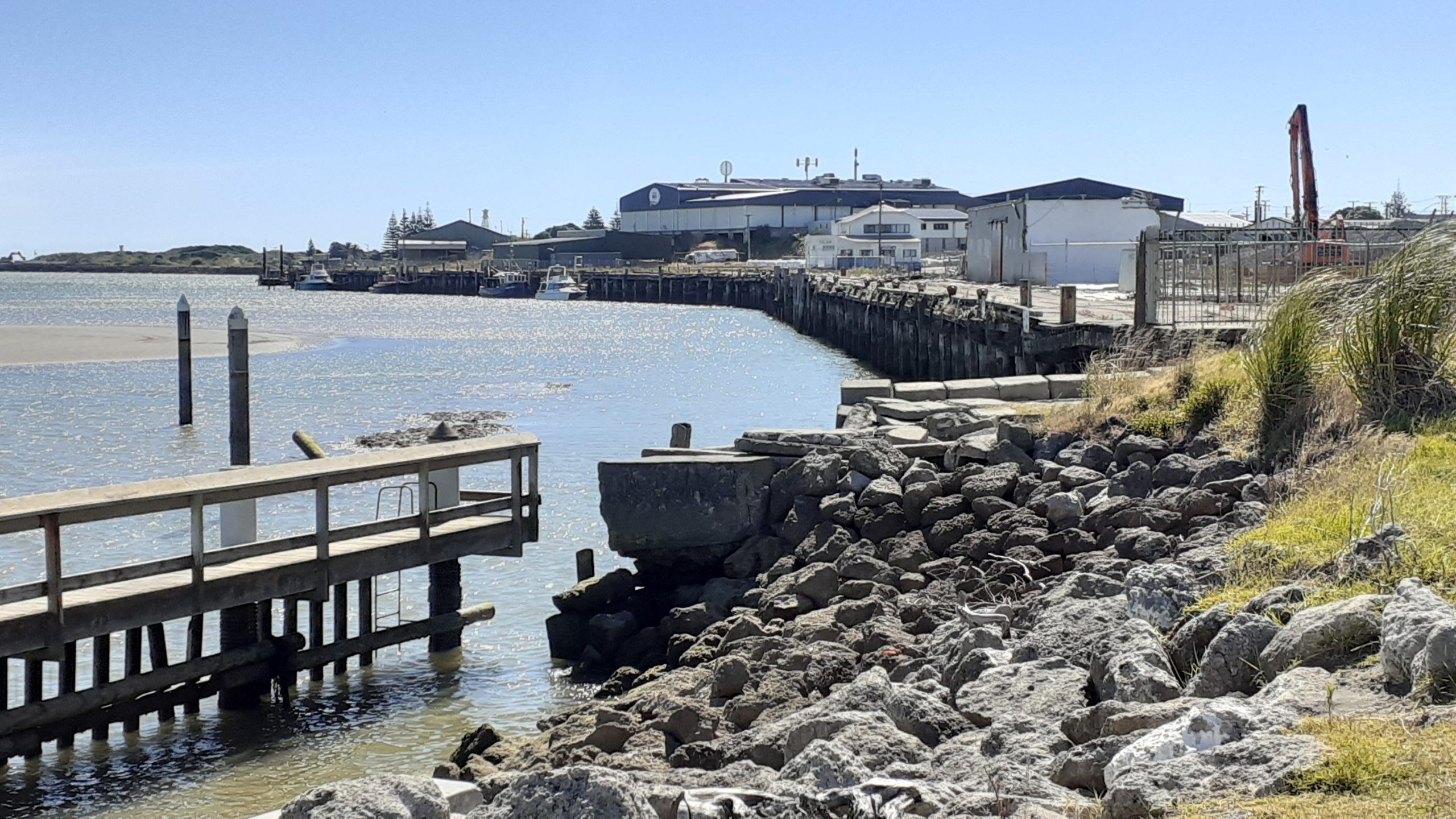 The Whanganui port redevelopment is one of the council's most costly investments. Photo / Moana Ellis
