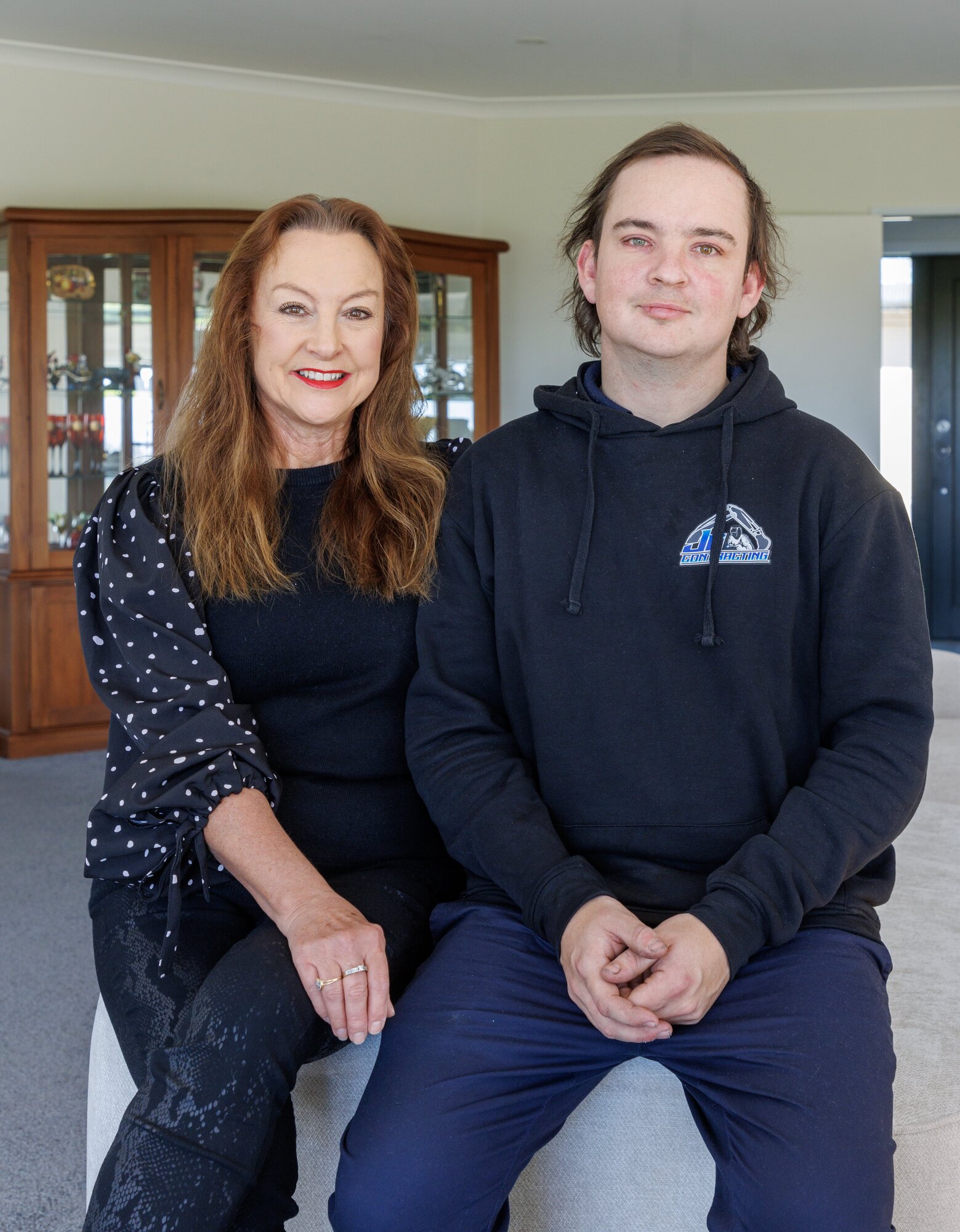 Elliott Goldfinch with his mother Charmayne. His first donated kidney, from her, lasted 12 years. Photo / Mark Mitchell