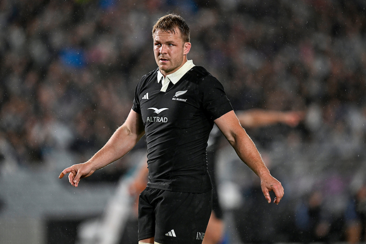 Sam Cane will bring up a century if he takes the field in Wellington, in what would also be his last home international. Photo / Photosport