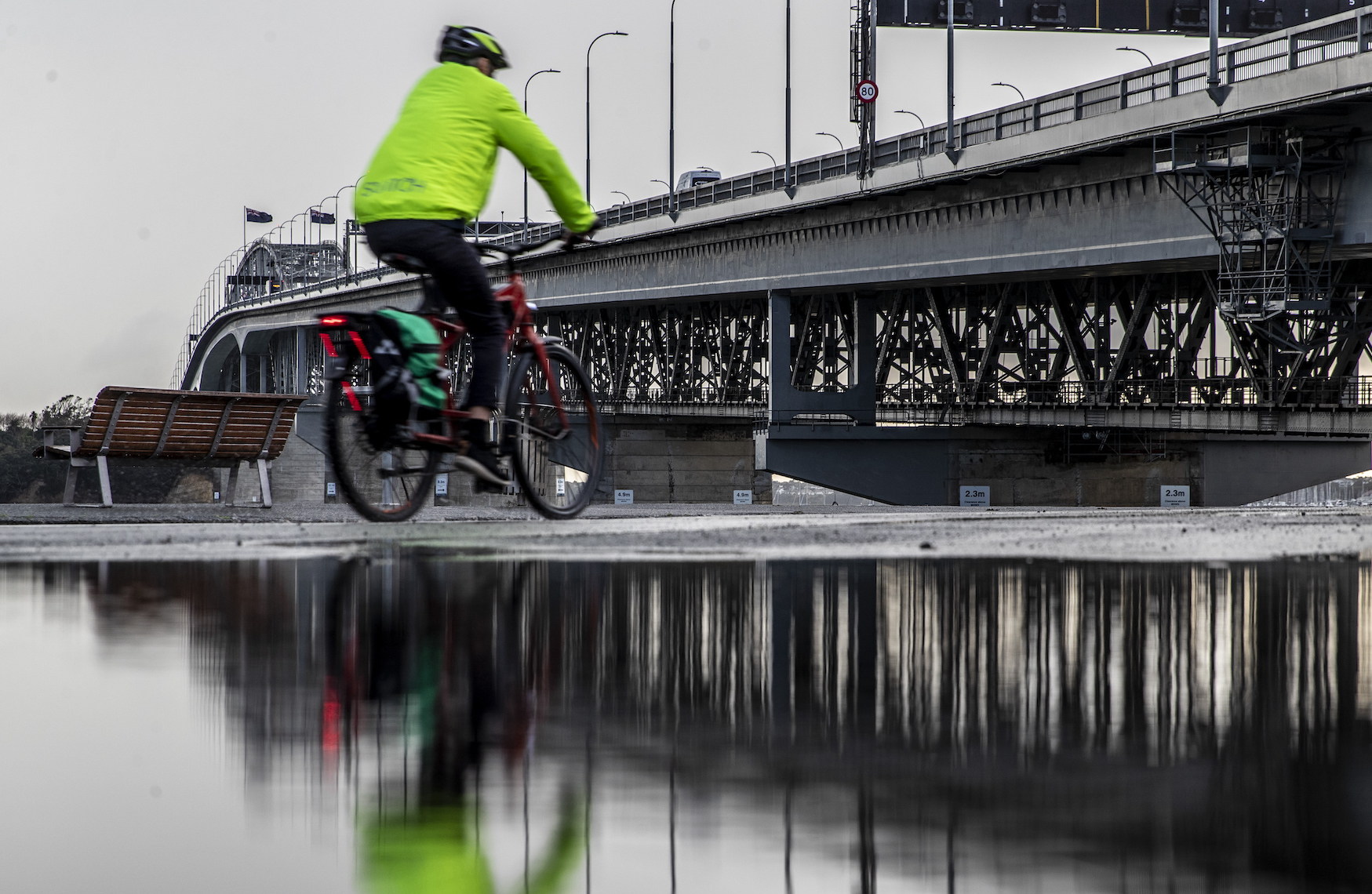 Aucklanders have five options to consider for a new harbour crossing. Photo / Michael Craig