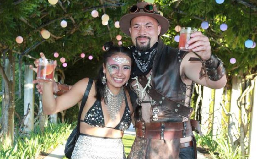 Joseph Parker and friend. Photo / Spy