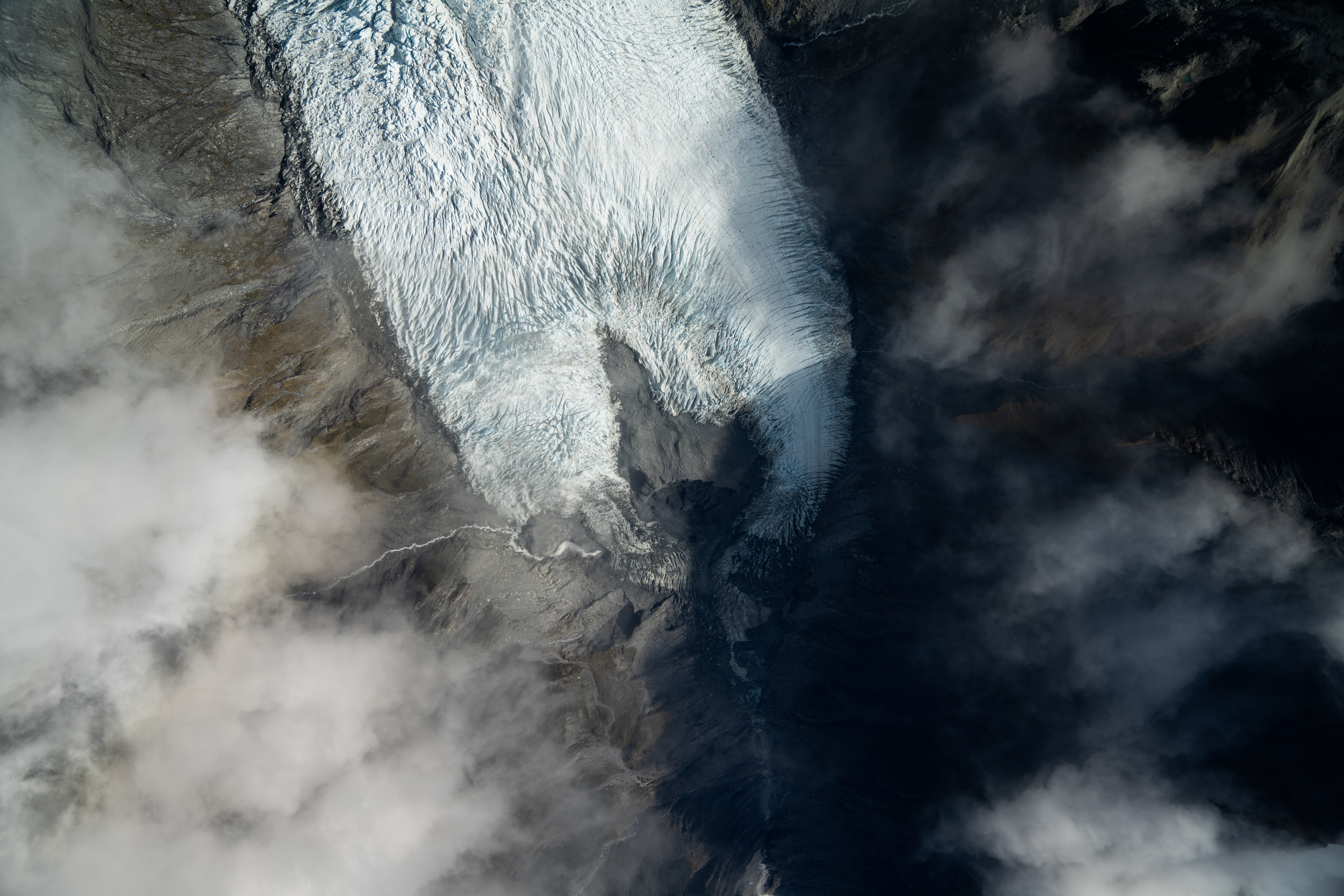 Franz Josef Glacier, as it appeared last month. Photo / Rebekah Parsons-King / Niwa