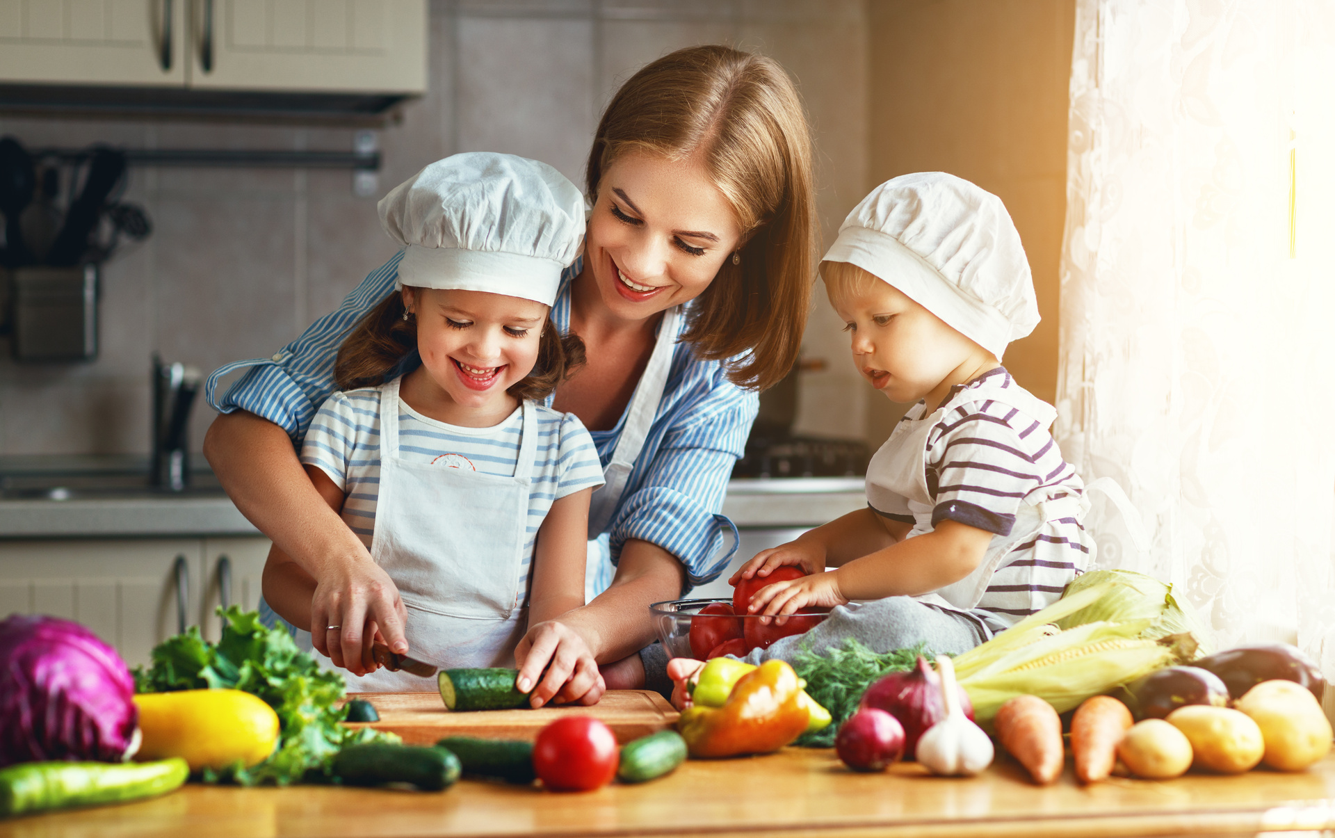  Ask your kids to help you with preparing or cooking the vegetables using a recipe you have chosen together. Photo / 123RF
