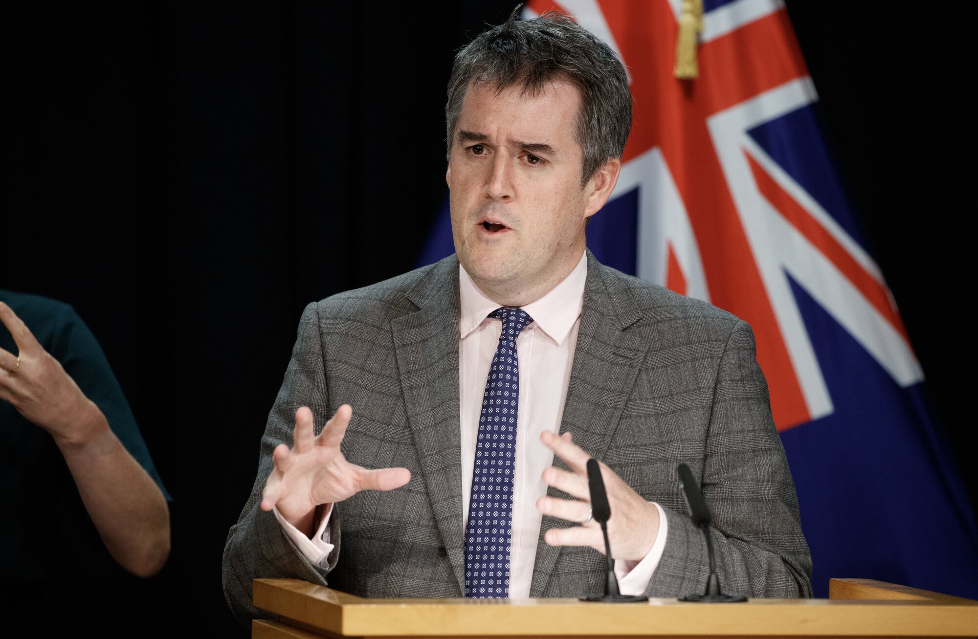 Transport Minister Chris Bishop, who has not abandoned the new Speed Rule introduced by his predecessor Simeon Brown. Photo / Mark Mitchell



