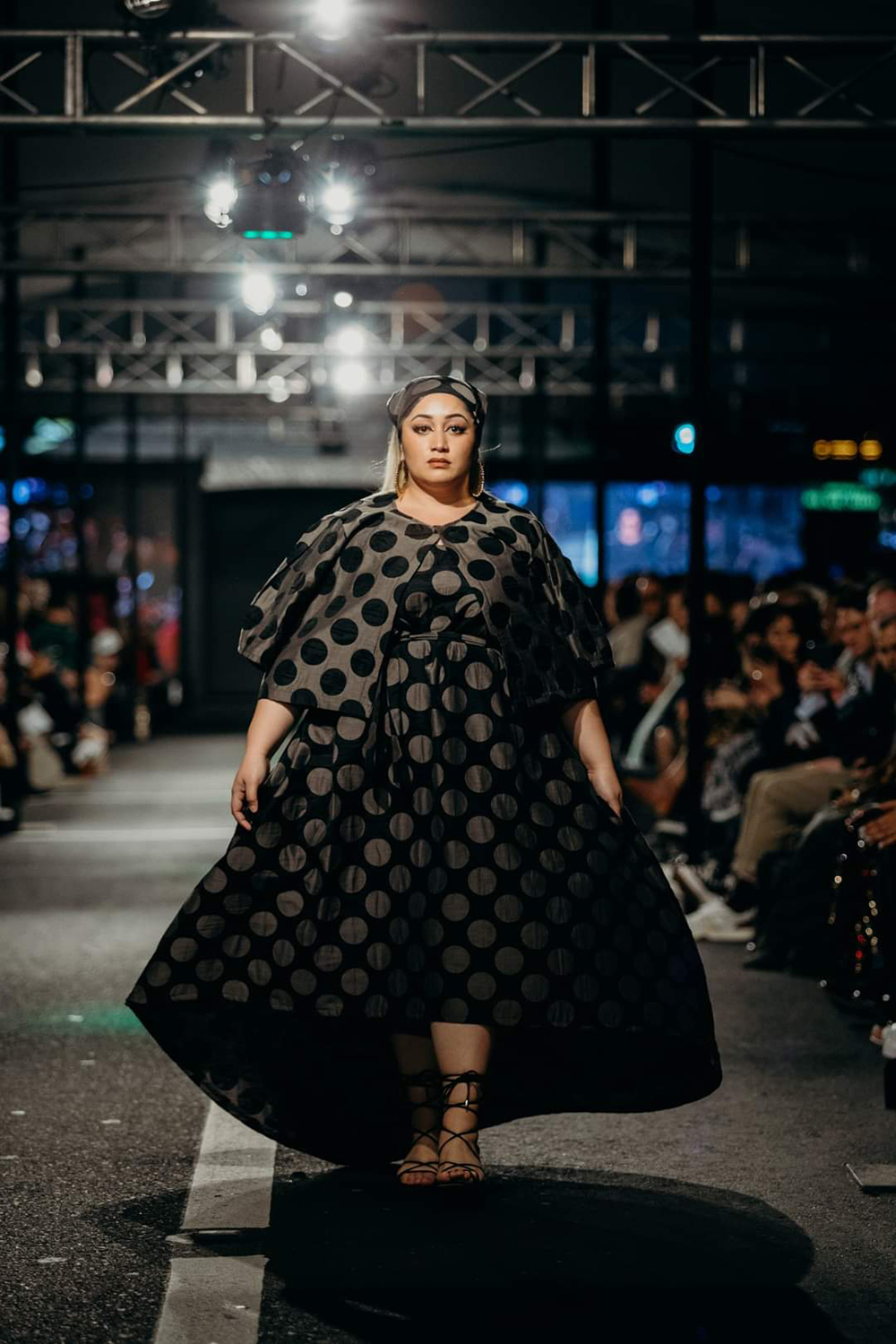 Lipo's designs were featured at the Pacific Fusion Fashion Show. Photo / Supplied.