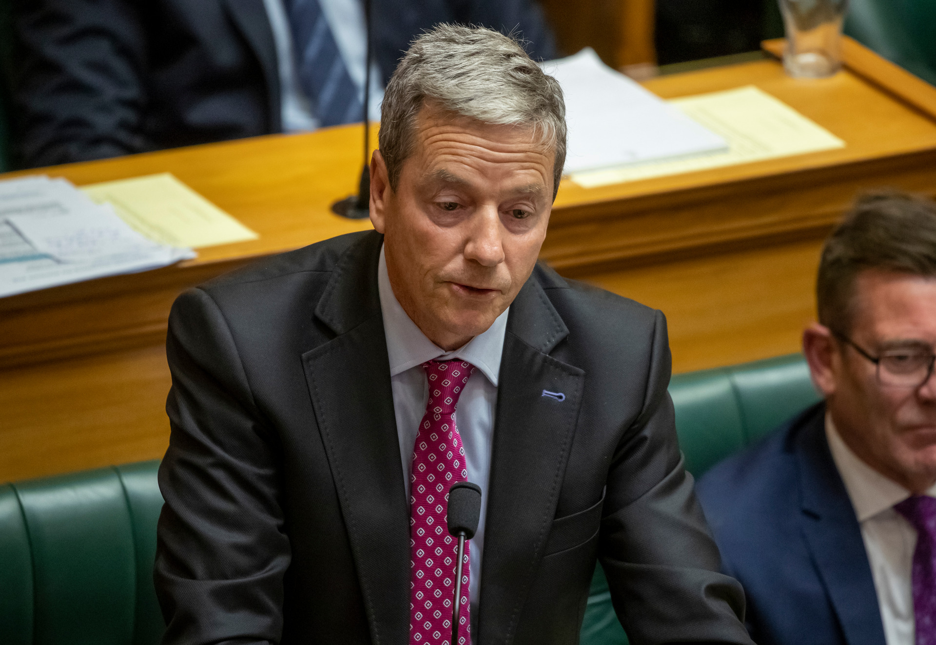 Andrew Bayly during question time at Parliament. Photo / Mark Mitchell