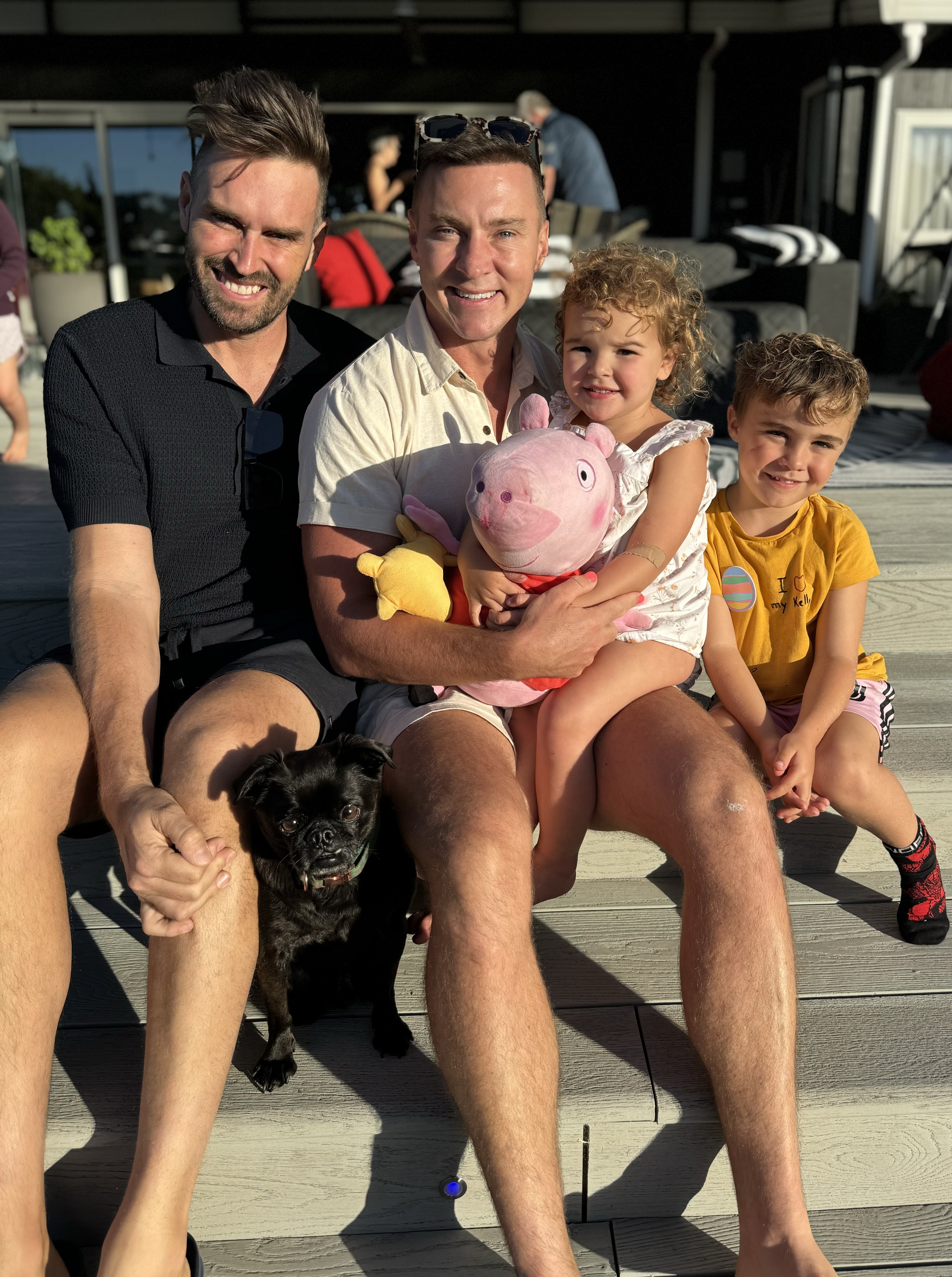 In 2018, Mark Edwards and Christian Newman welcomed their first child, a son called Frankie, born via surrogacy.