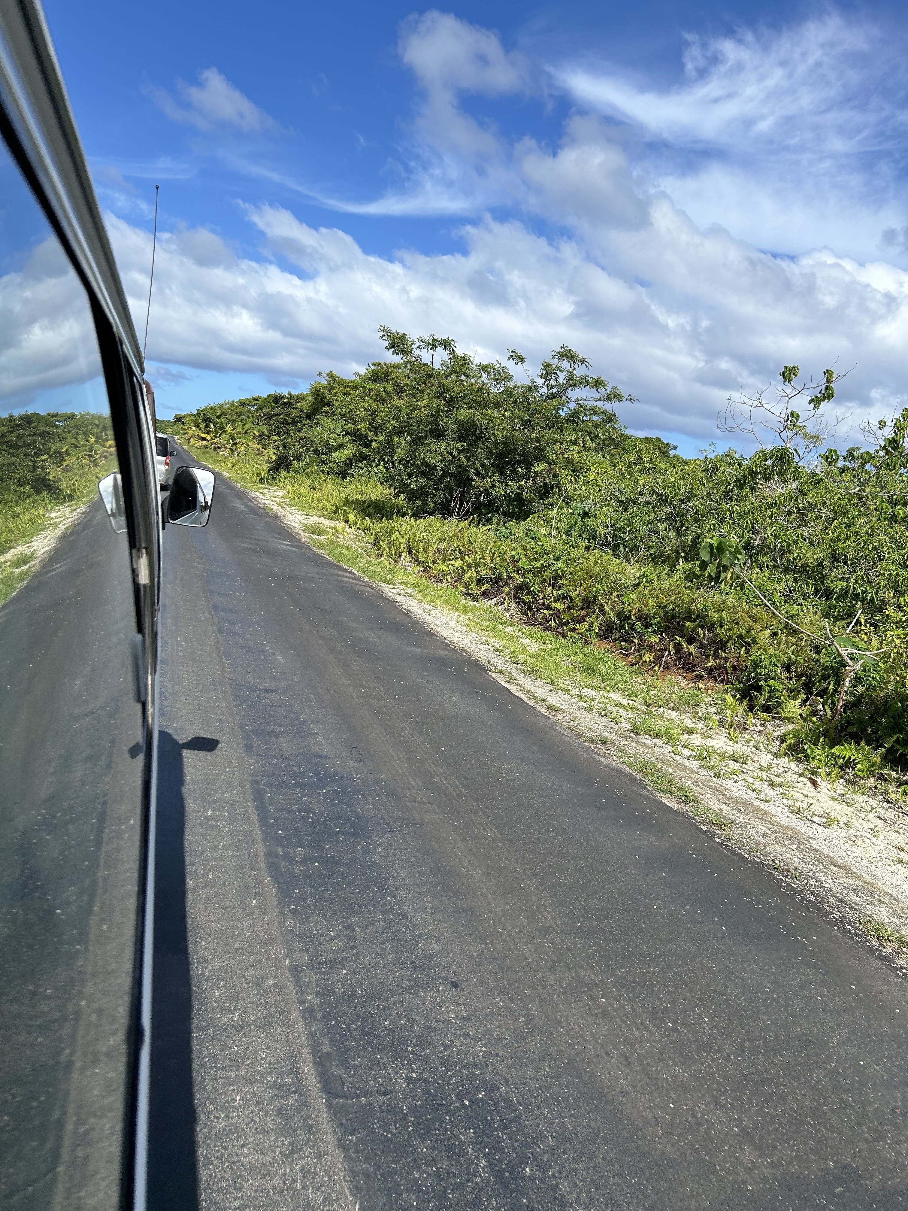 Some roads in Niue have been resealed thanks to investment from China. Photo / Adam Pearse