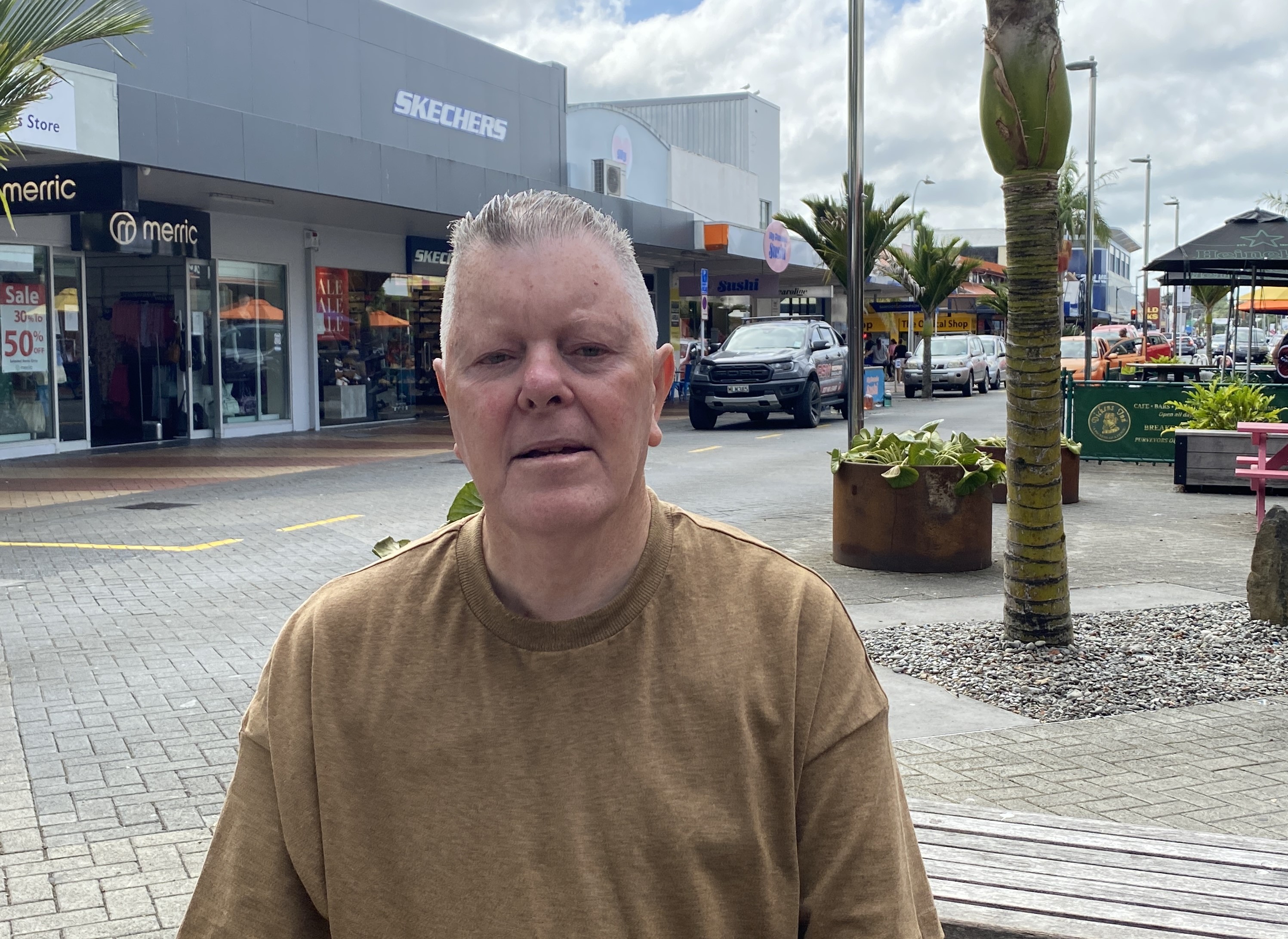Richard Watkinson, from Whangarei, is against facial recognition technology, but won't change his shopping because of it. Photo / Denise Piper