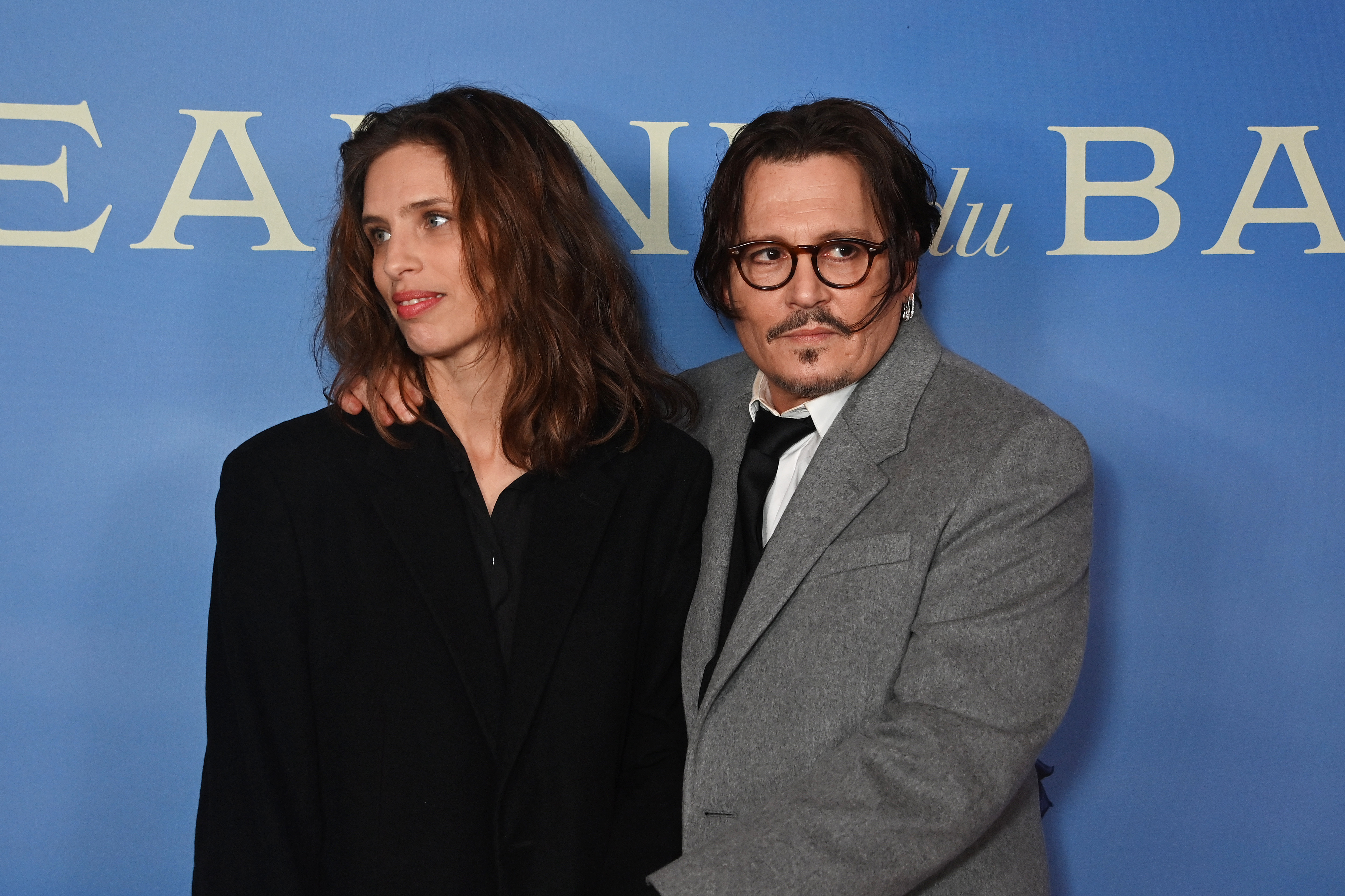 Maiwenn aka Maiwenn Le Besco and Johnny Depp attend the UK Premiere of Jeanne Du Barry on April 15, 2024 in London, England. Photo / WireImage