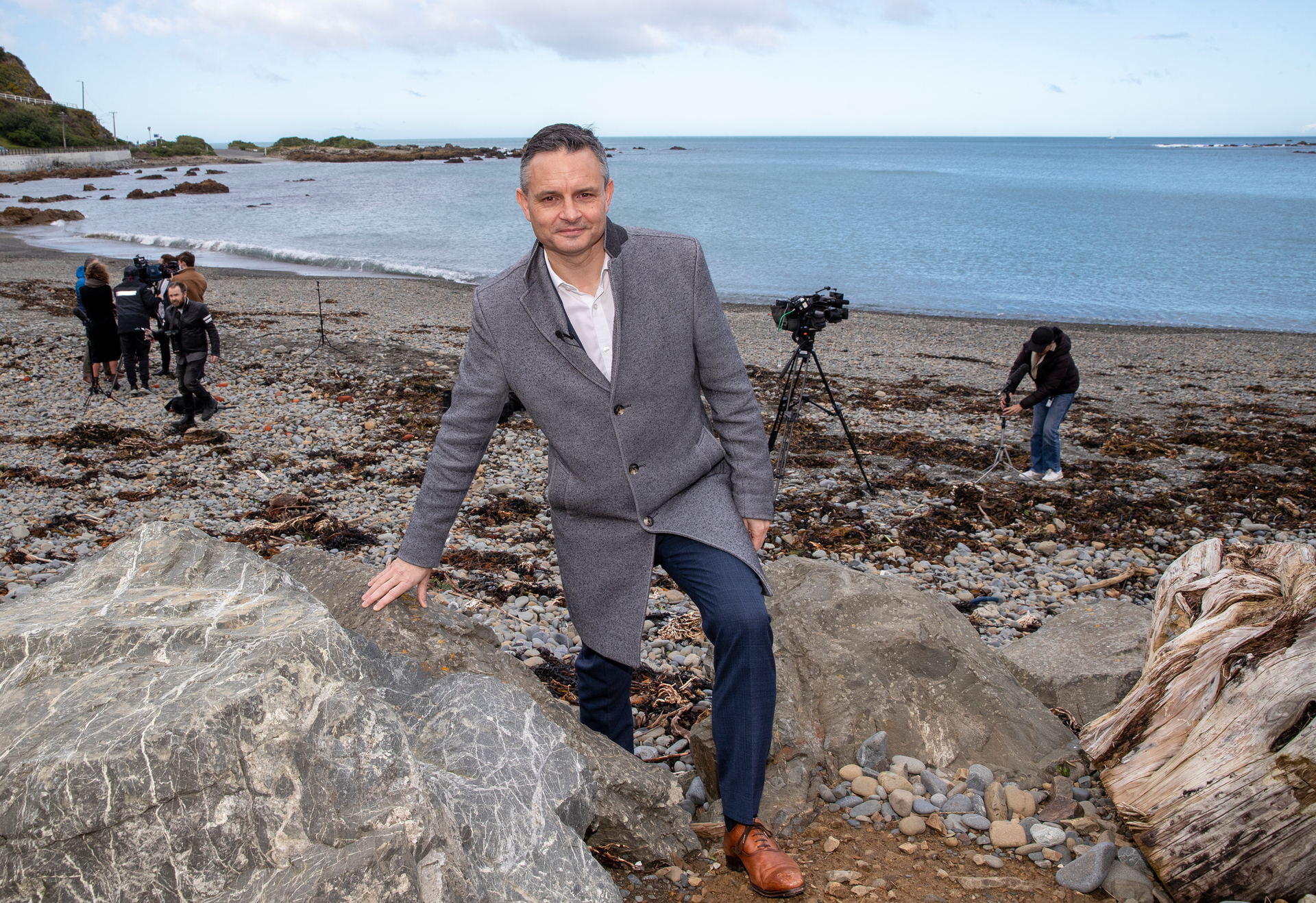 Climate Change Minister James Shaw says impacts are already being felt in coastal communities. Photo / Mark Mitchell